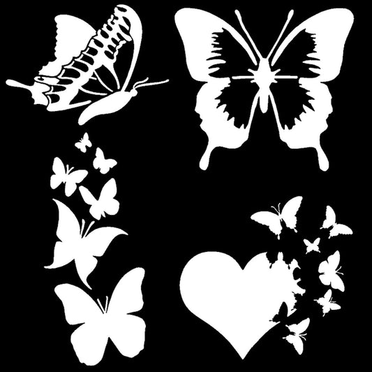 Butterfly Decal 4 Pack