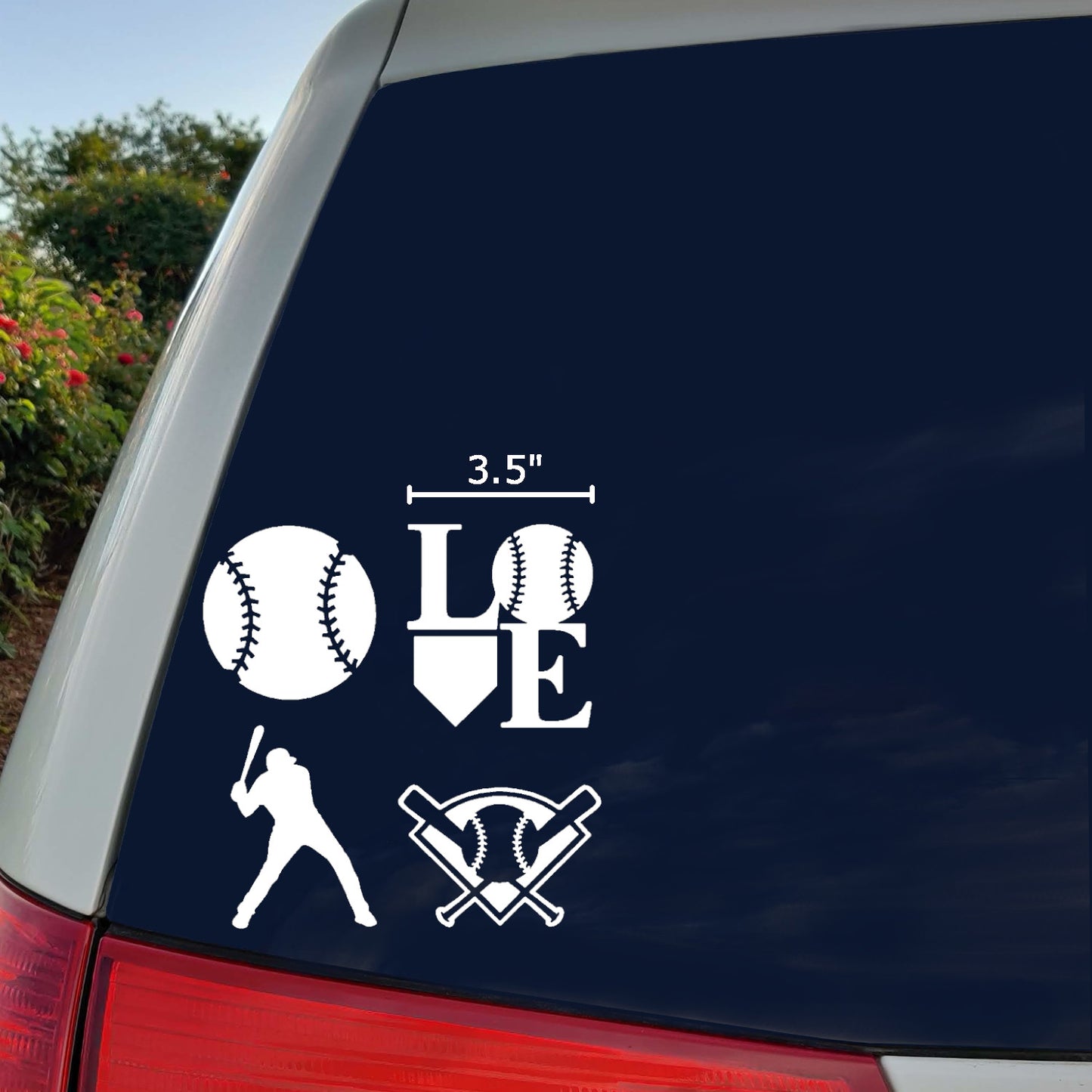 Baseball Decals 4 pack