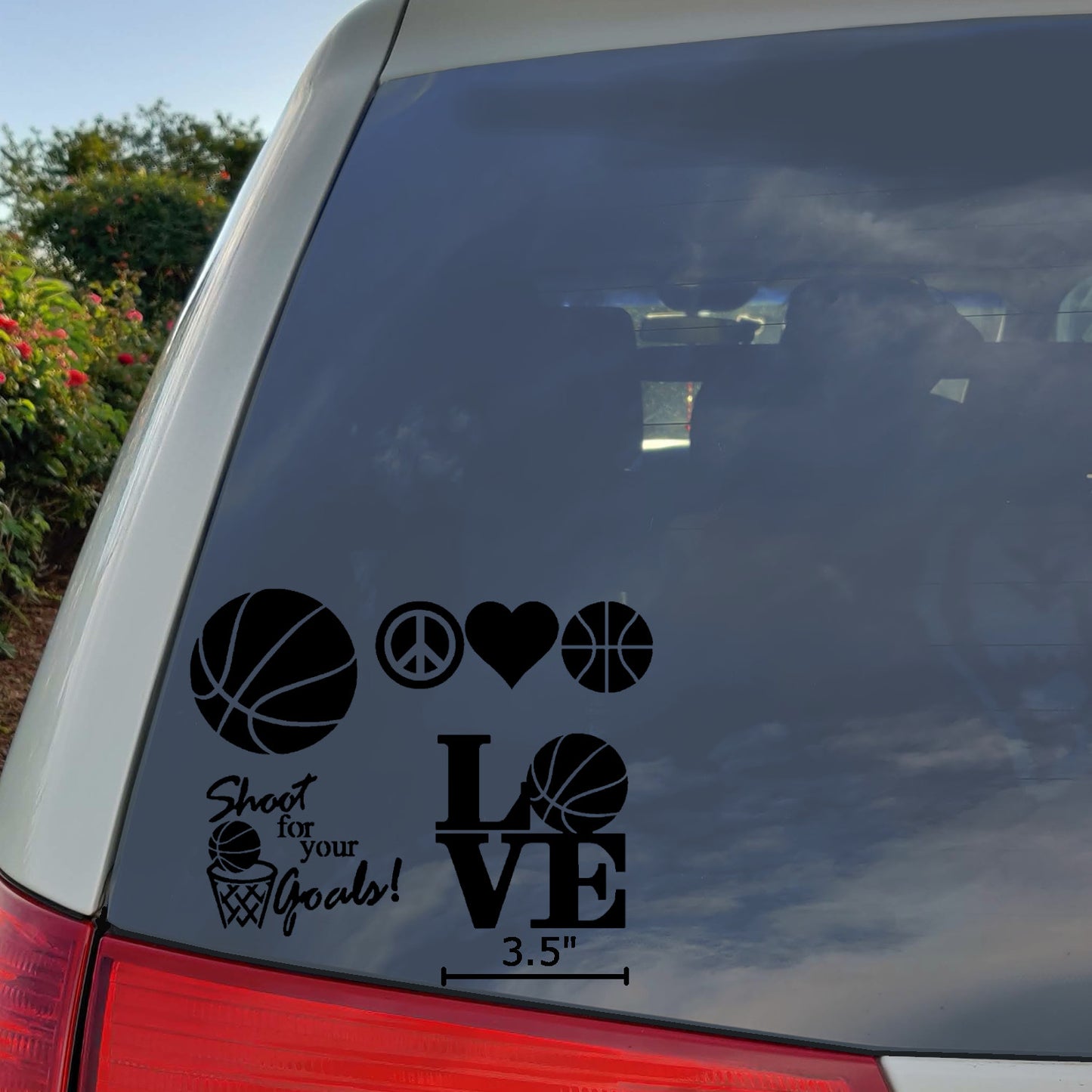 Basketball Decals 4 pack