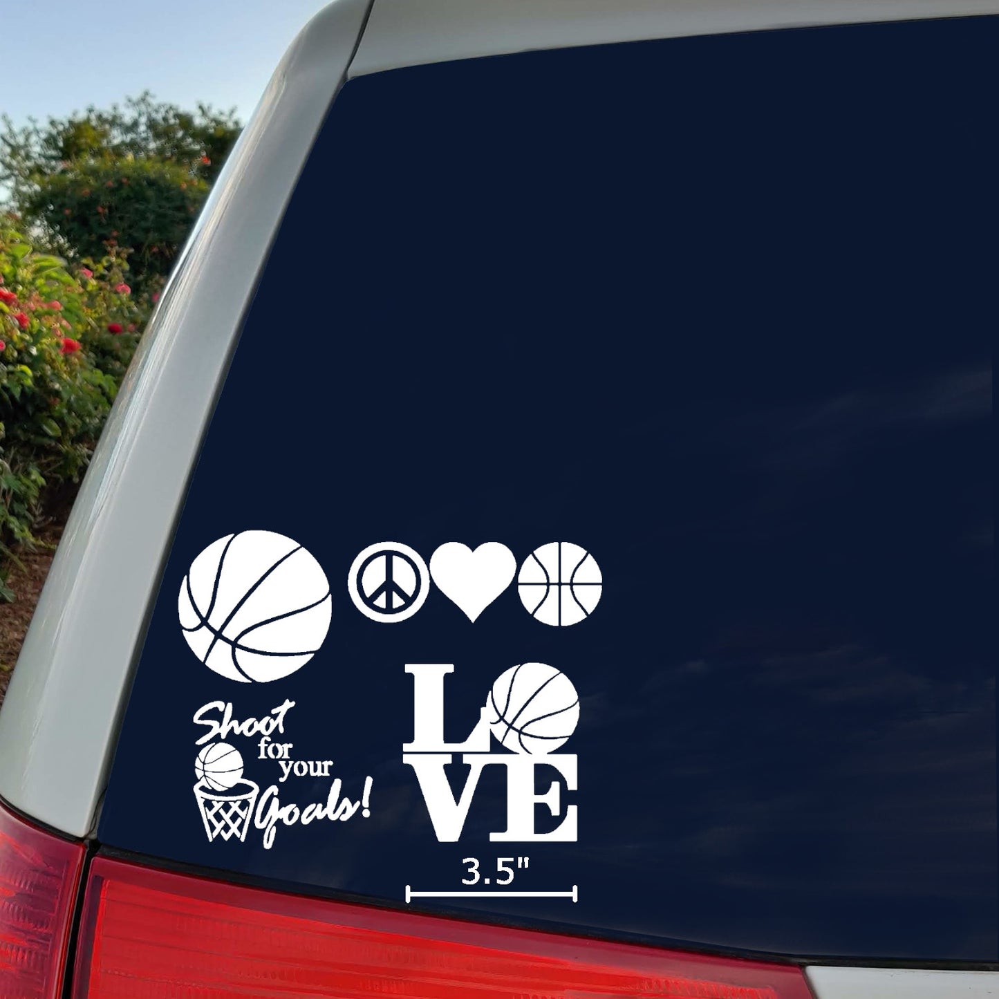 Basketball Decals 4 pack