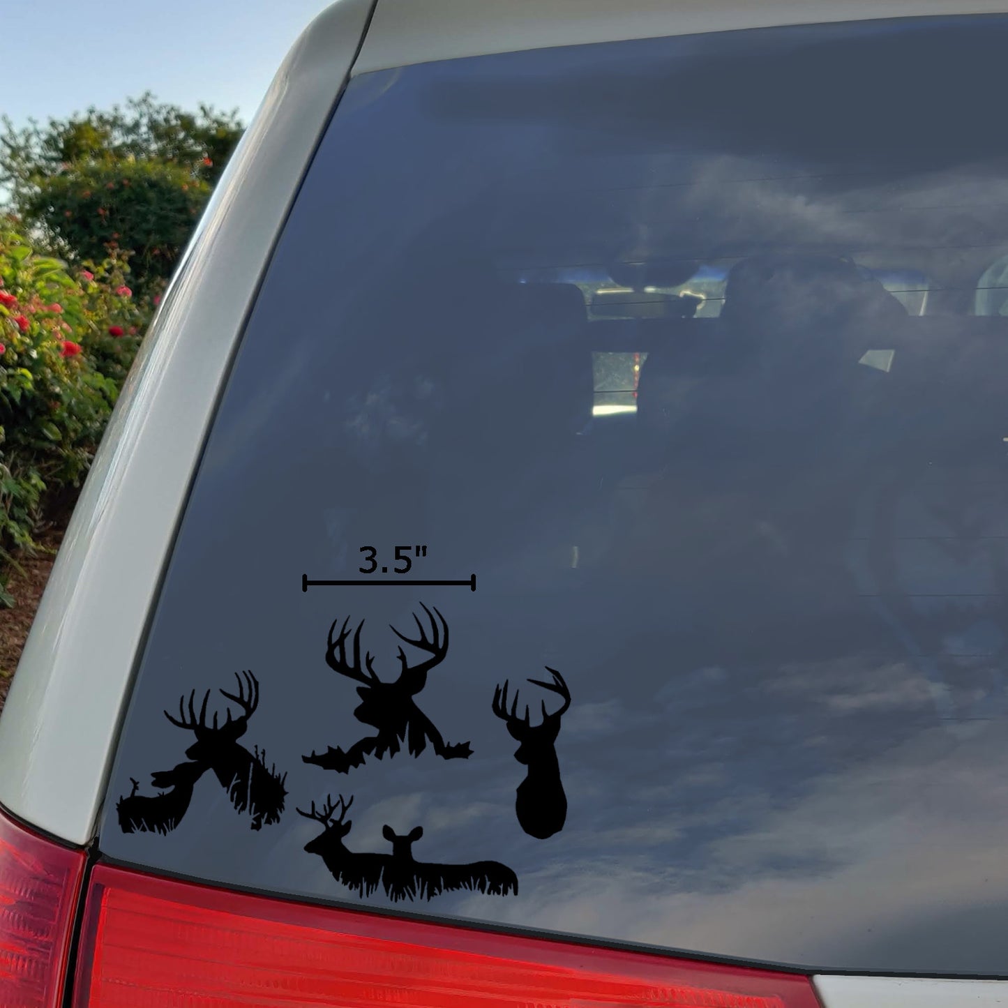 Deer Buck Decal 4 Pack