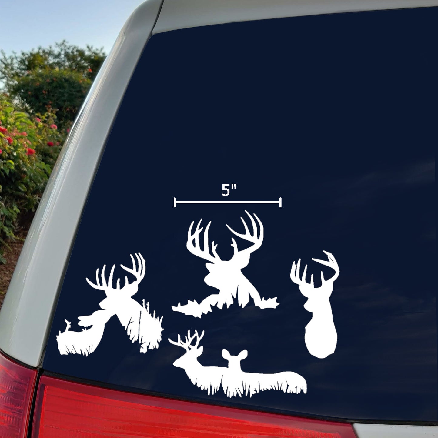 Deer Buck Decal 4 Pack