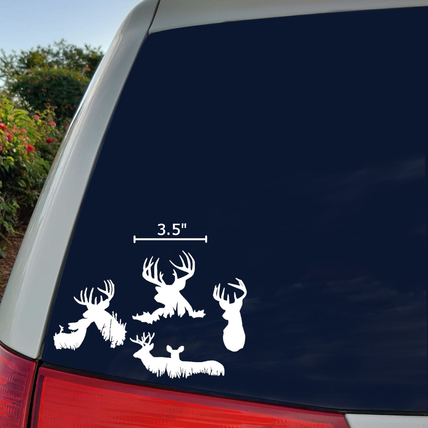 Deer Buck Decal 4 Pack