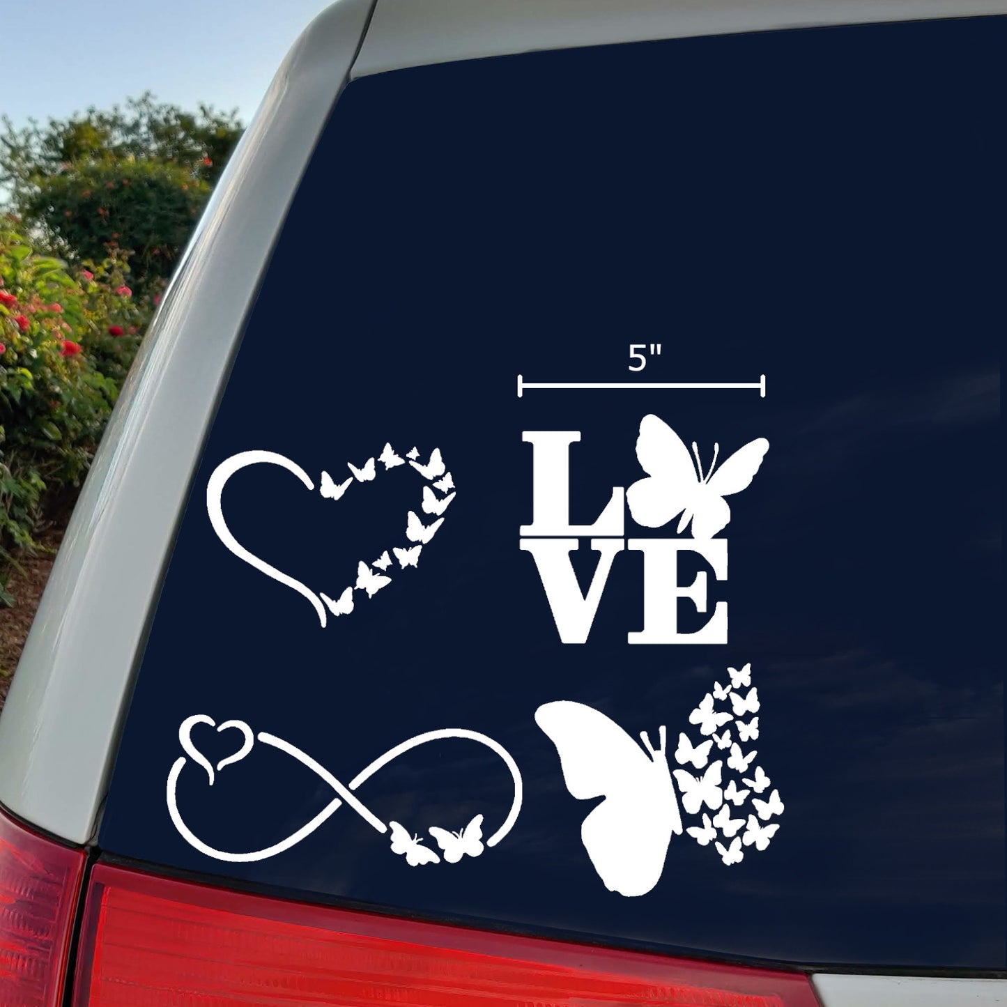 Butterfly decal 4 pack