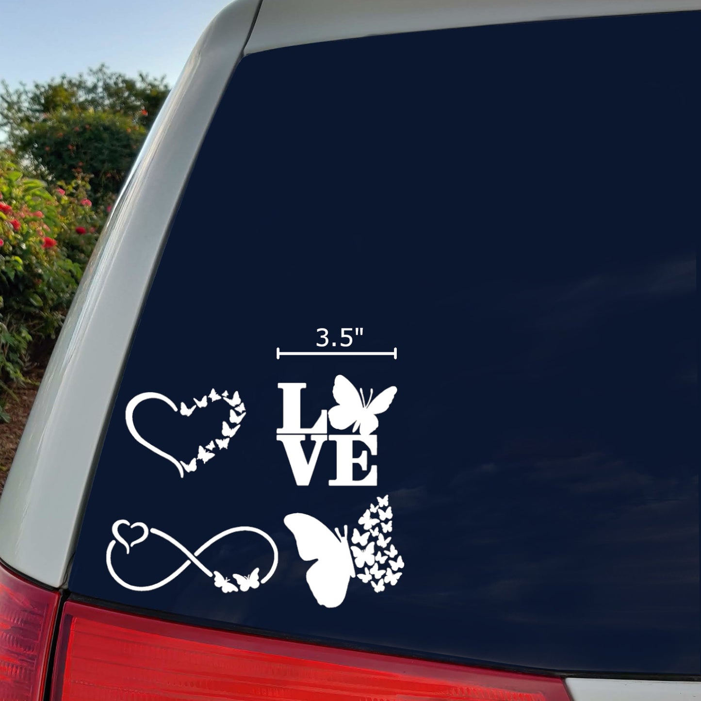 Butterfly decal 4 pack