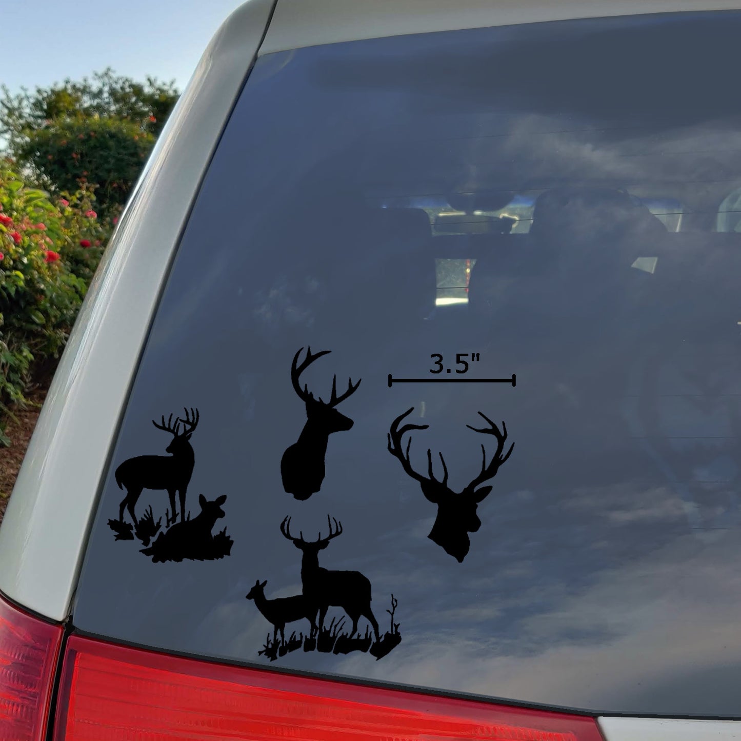 Deer Doe Decal 4 Pack