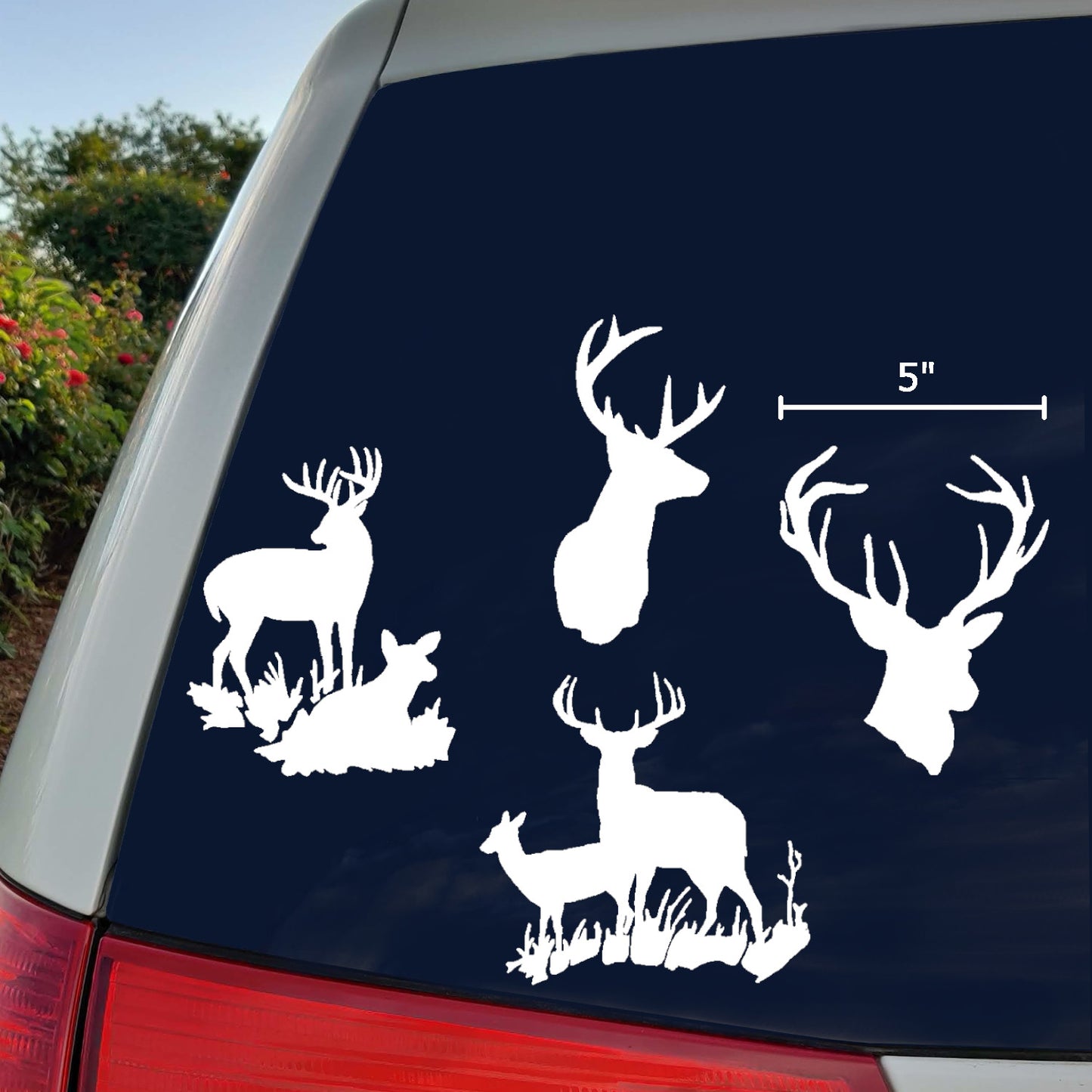 Deer Doe Decal 4 Pack