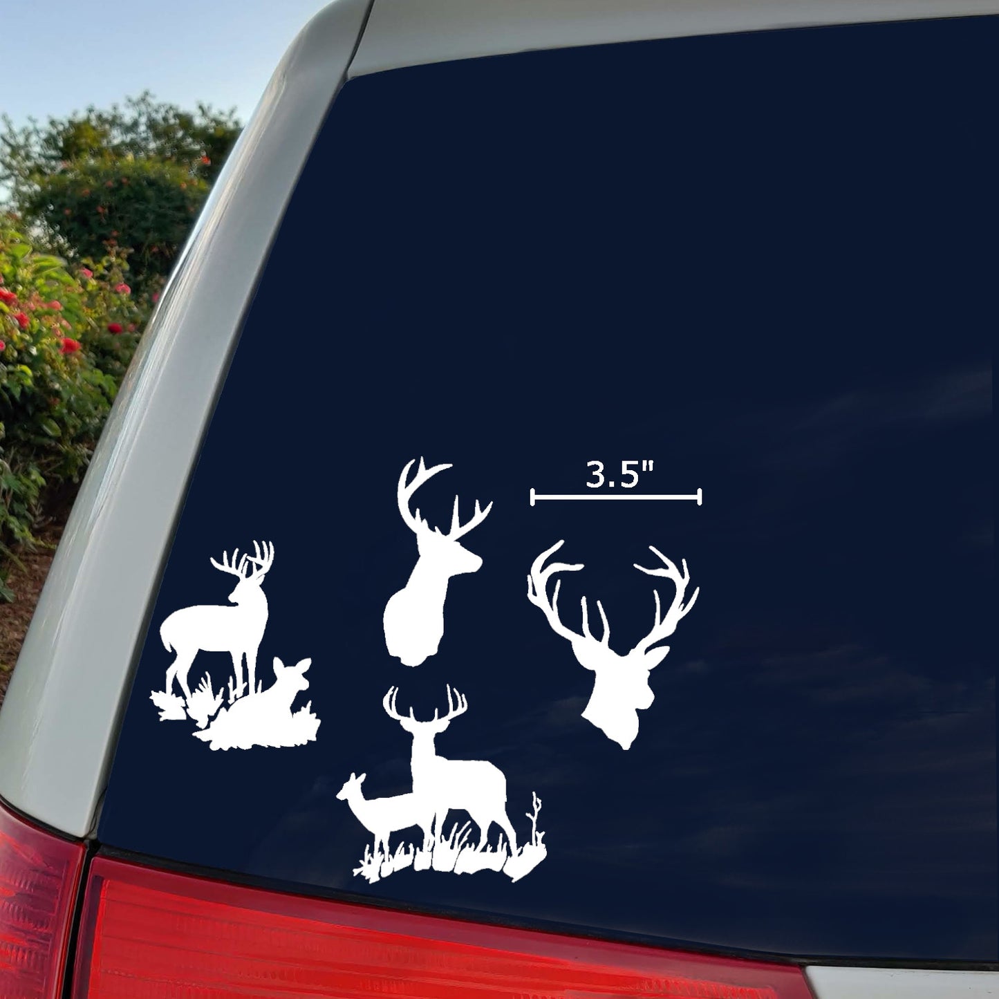 Deer Doe Decal 4 Pack
