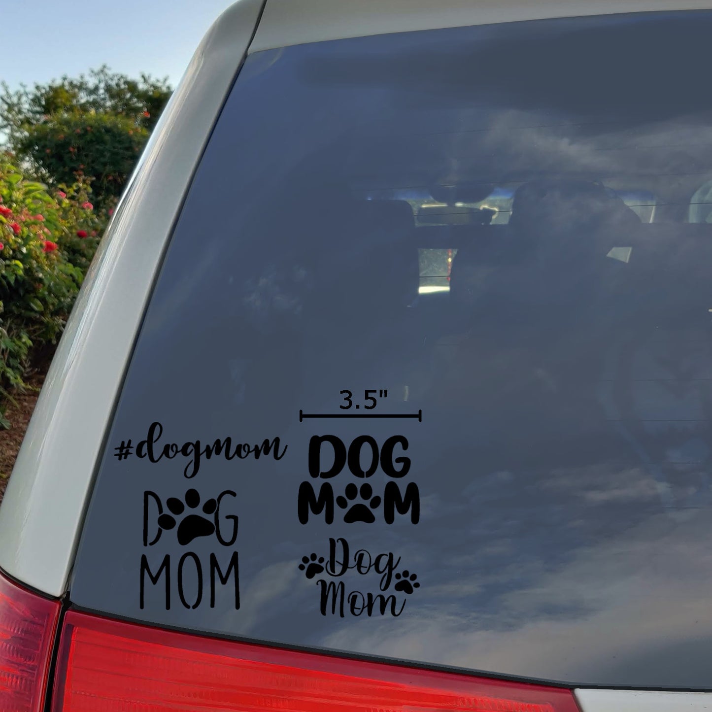 Dog Mom Decal 4 Pack