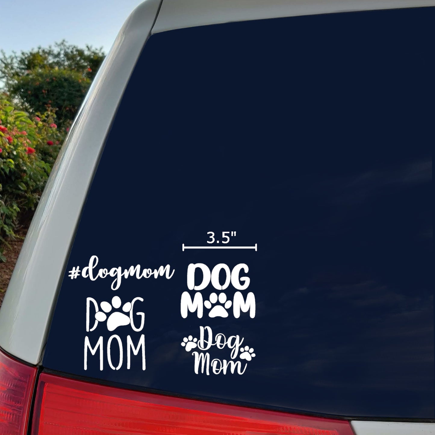 Dog Mom Decal 4 Pack