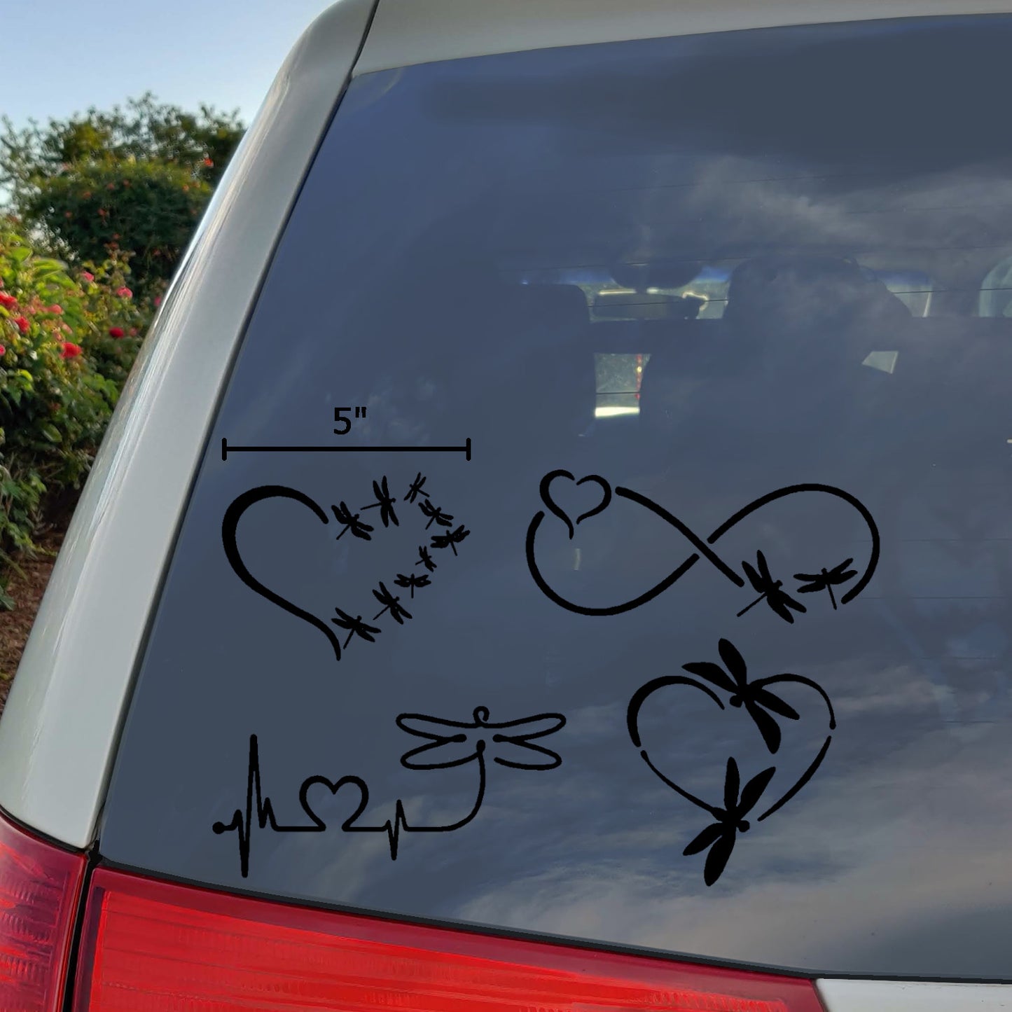 Dragonfly Inspired Decal 4 Pack
