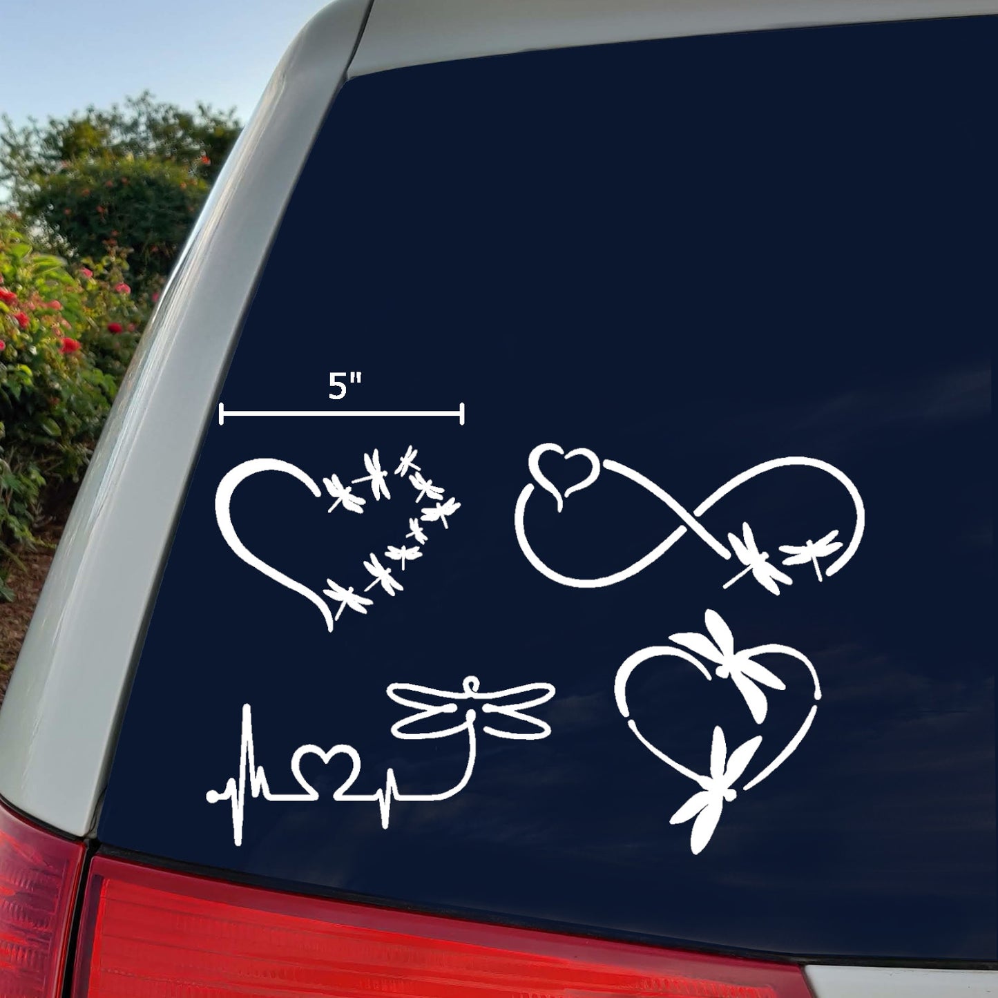 Dragonfly Inspired Decal 4 Pack