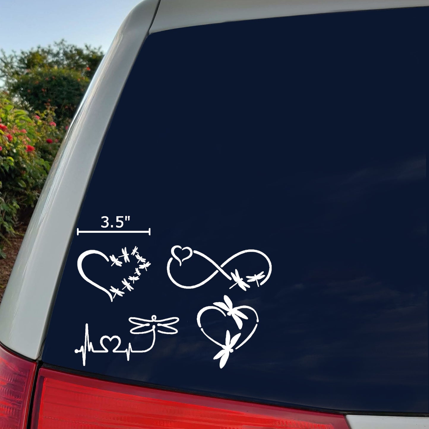 Dragonfly Inspired Decal 4 Pack