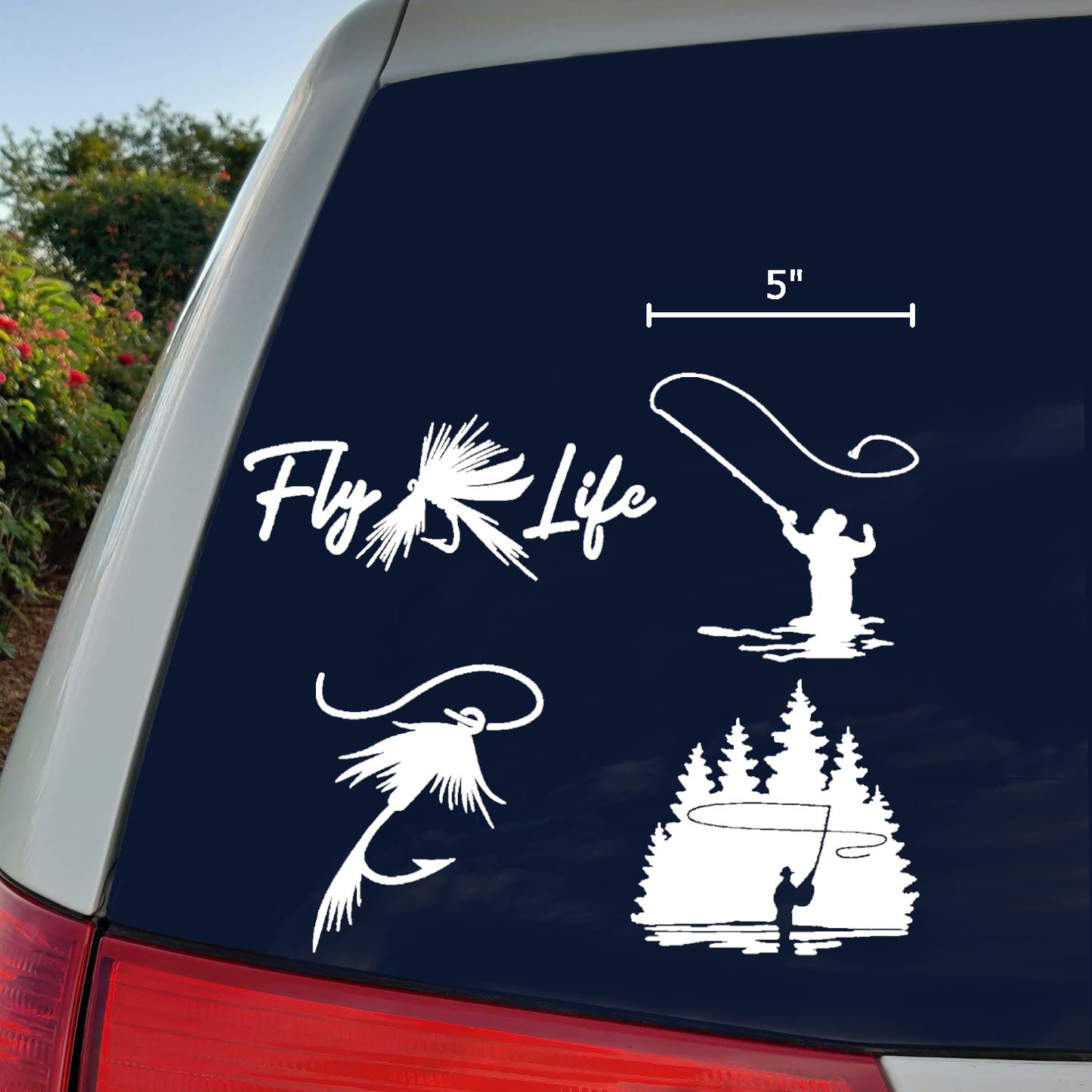 Fly Fishing Decals 4 Pack