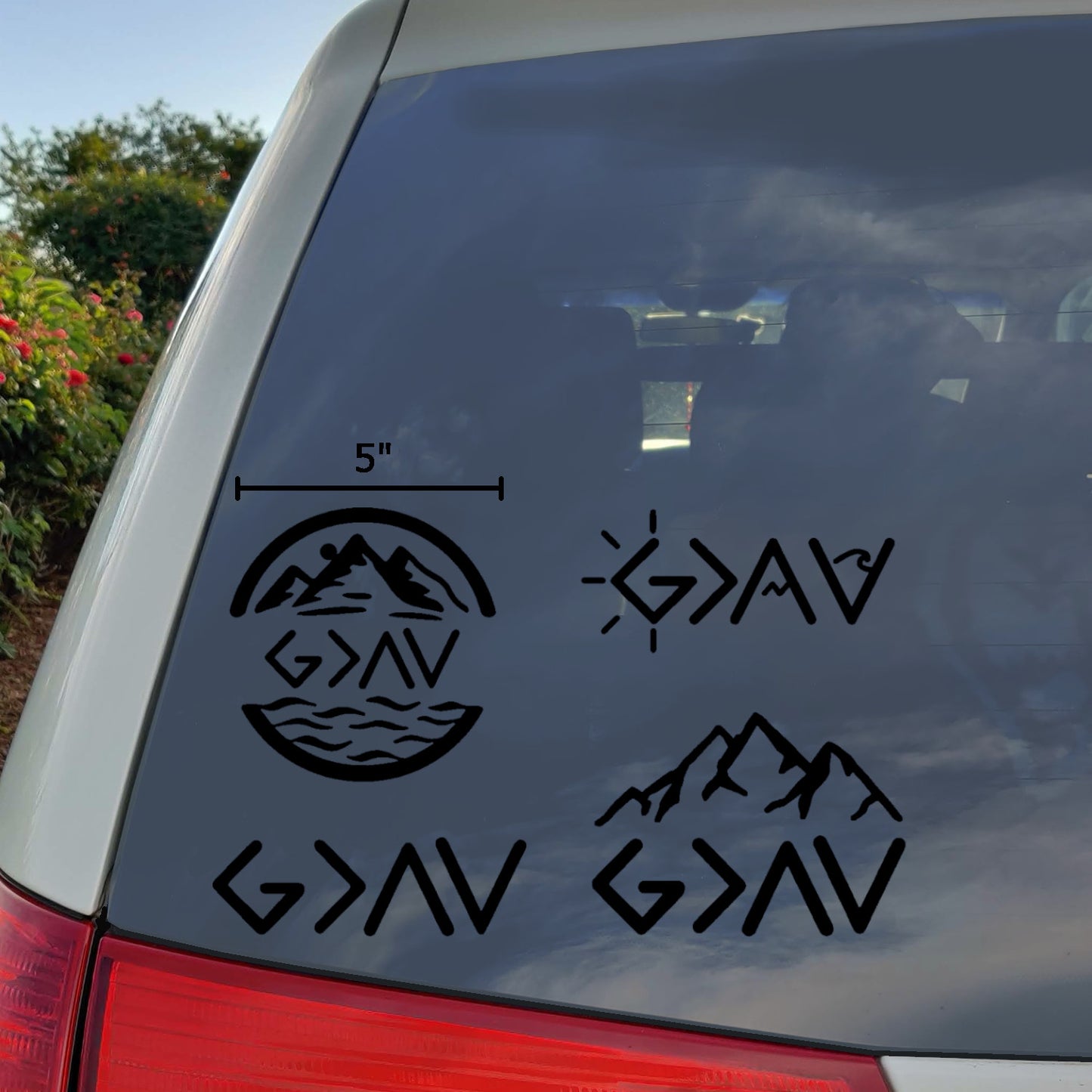God Greater Than Highs and Lows Decal 4 Pack