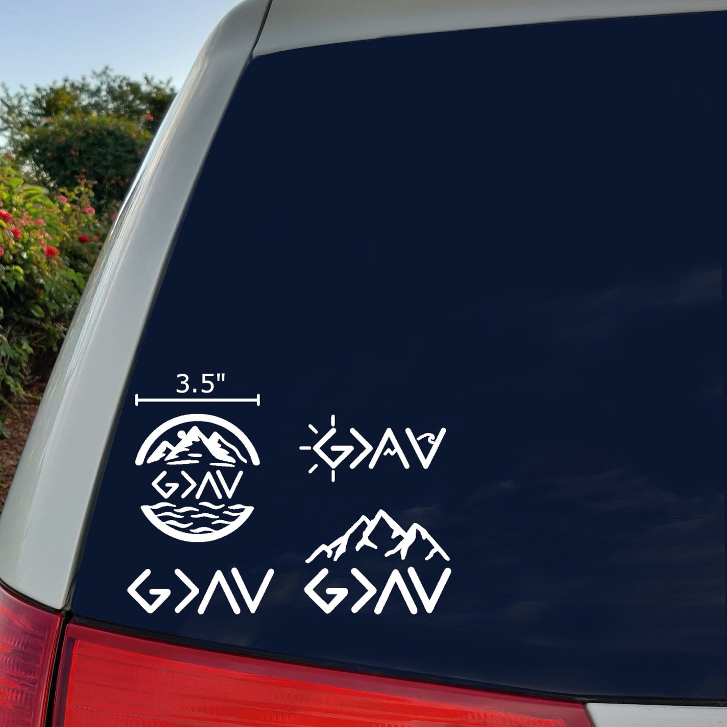 God Greater Than Highs and Lows Decal 4 Pack