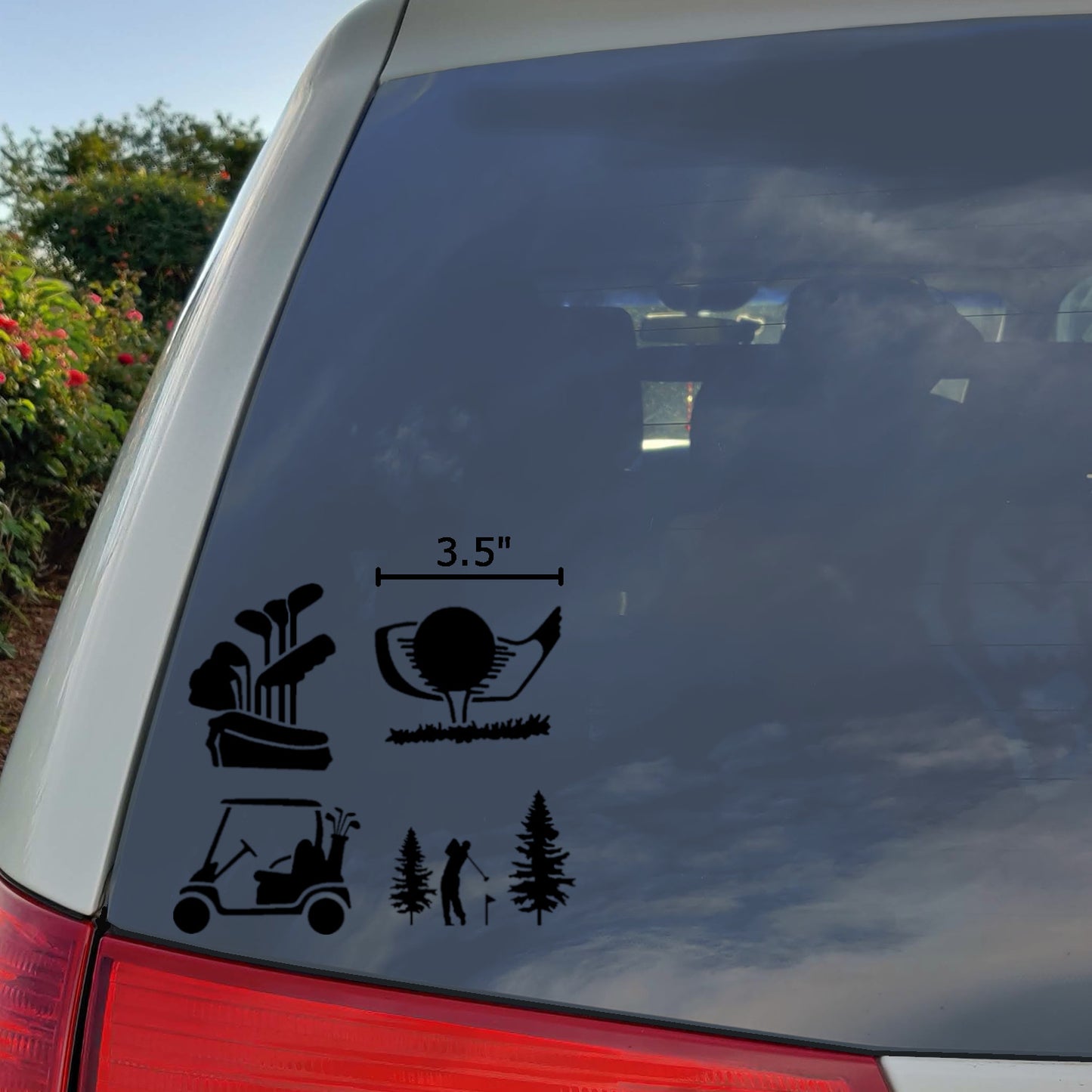 Golf Decals 4 pack