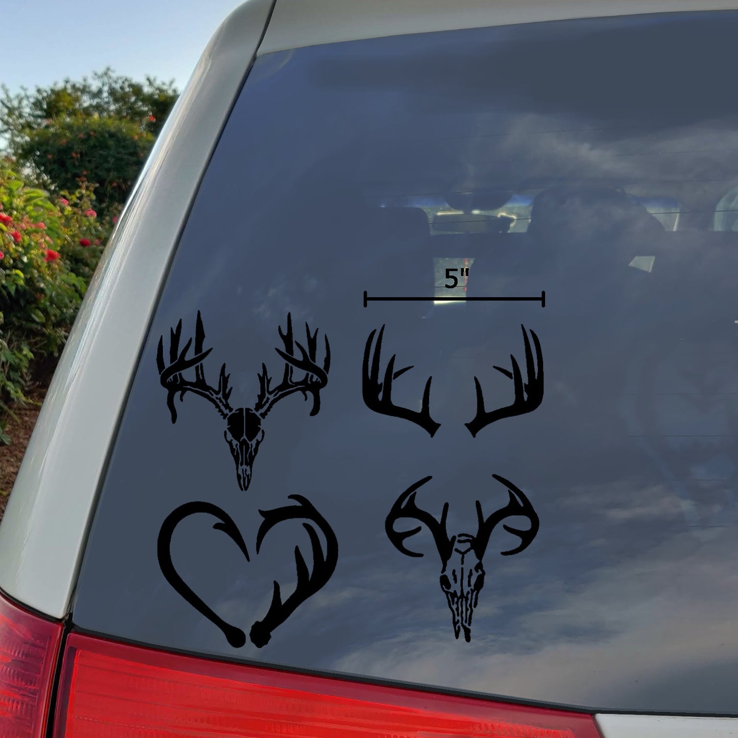 Antler Decal 4 Pack