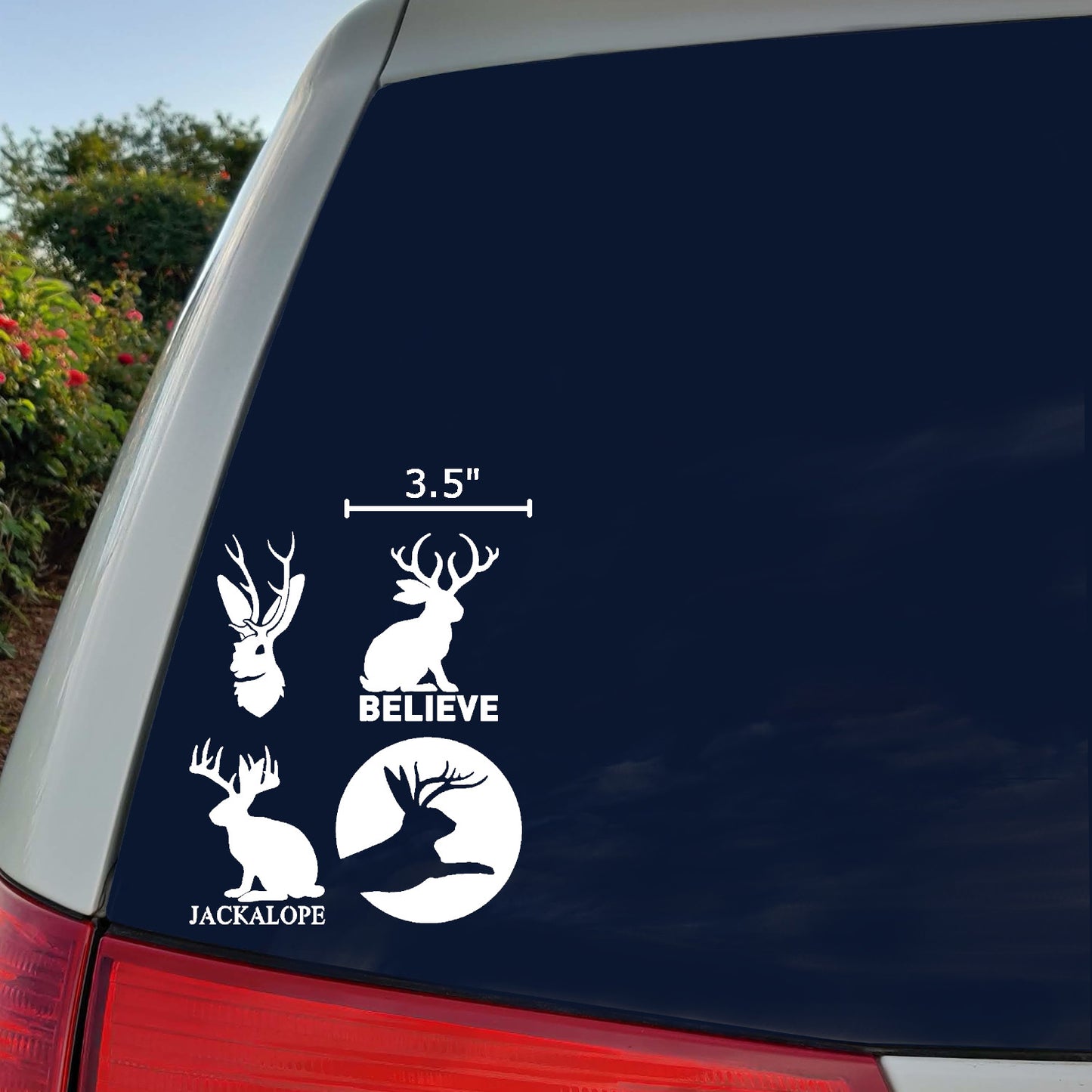 Jackalope Decal 4 pack