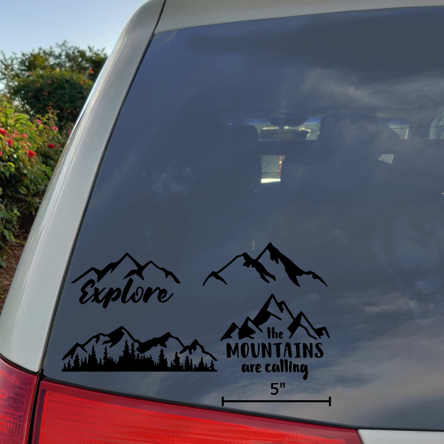 Mountain Decal 4-Pack