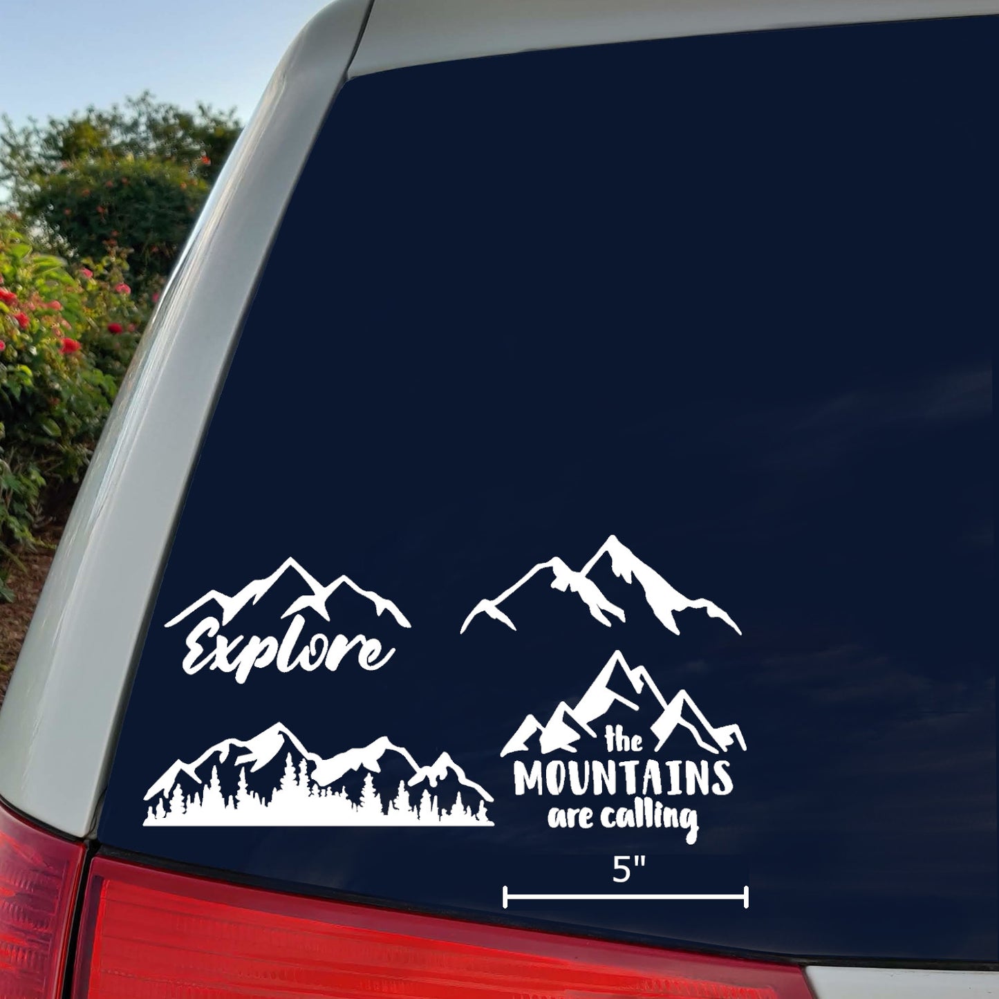 Mountain Decal 4-Pack