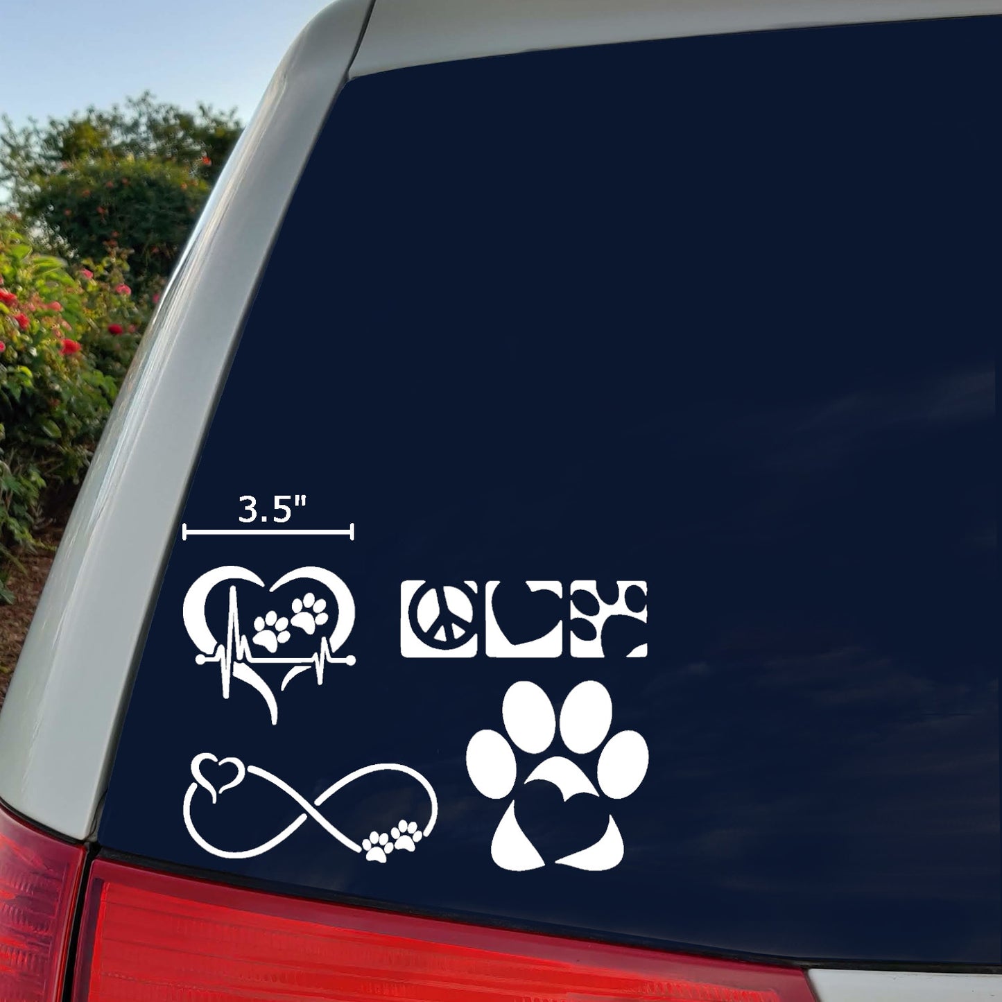 Paw Infinity Decals 4 Pack