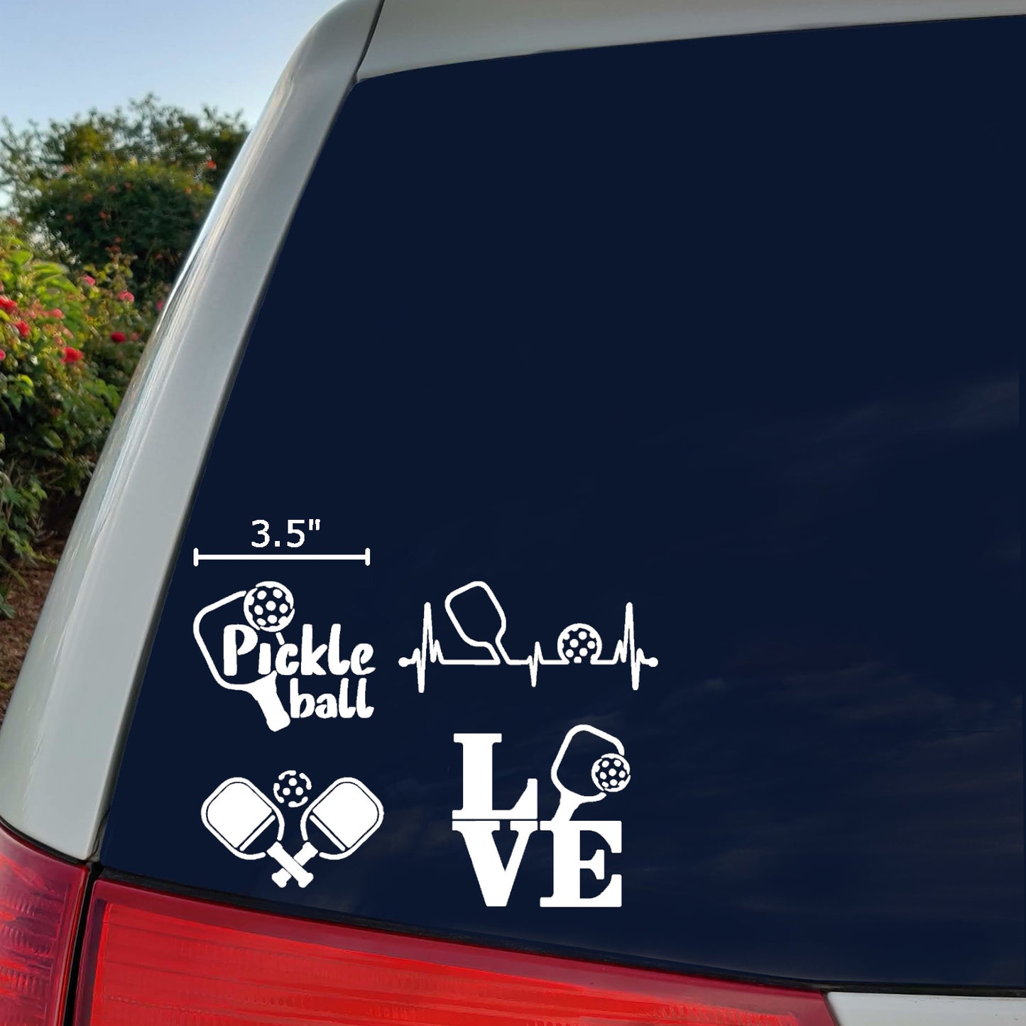Pickleball Decal 4 Pack
