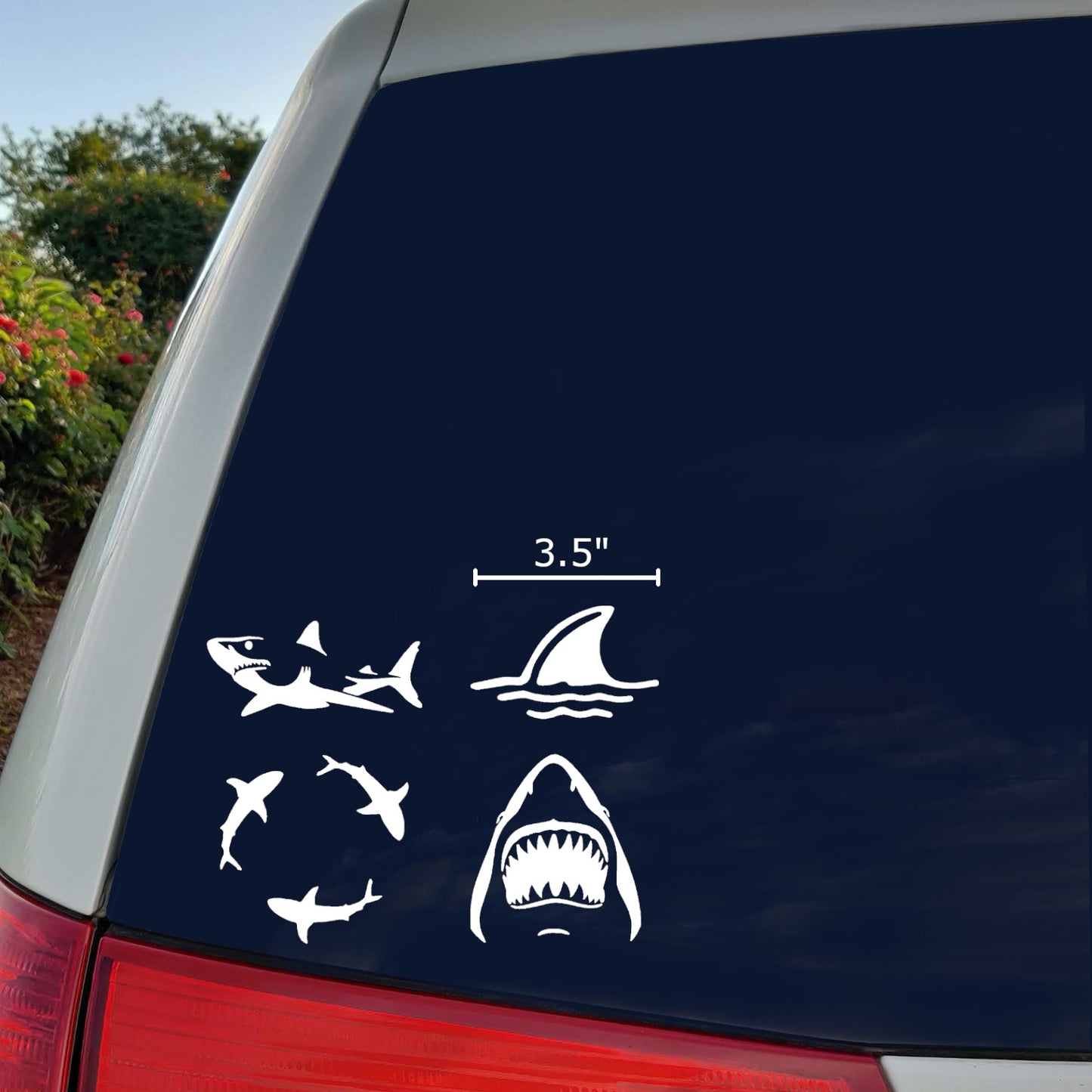 Shark Decal 4 Pack