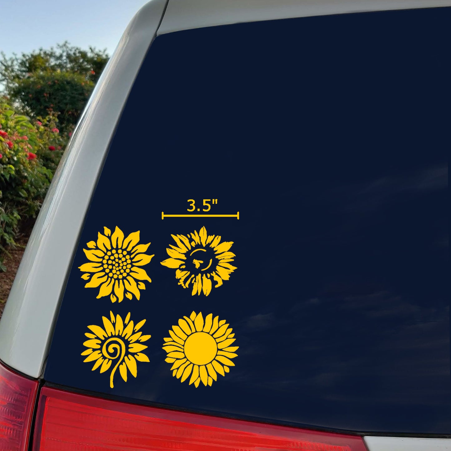 Sunflower Decal 4 Pack