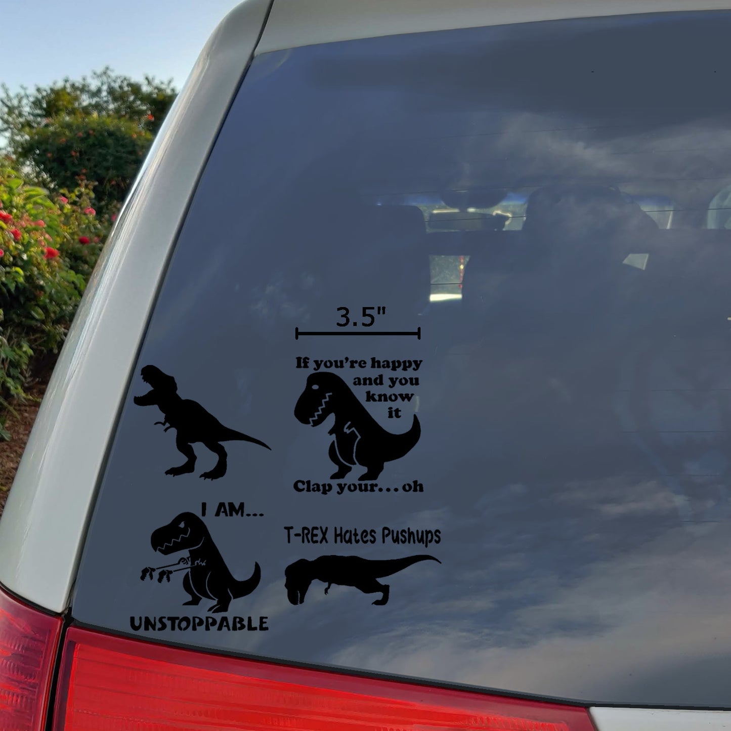 T-Rex Decals 4 Pack