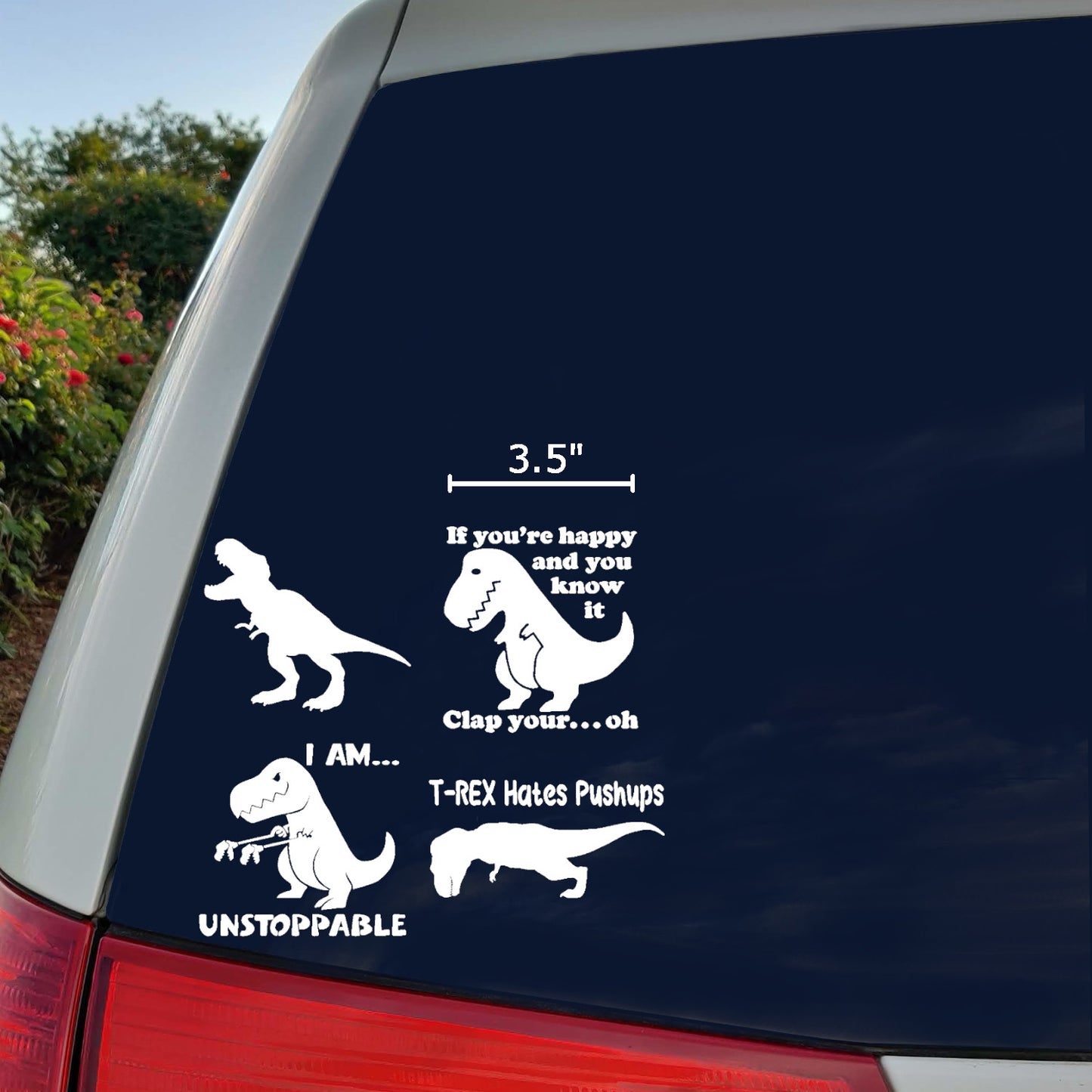 T-Rex Decals 4 Pack