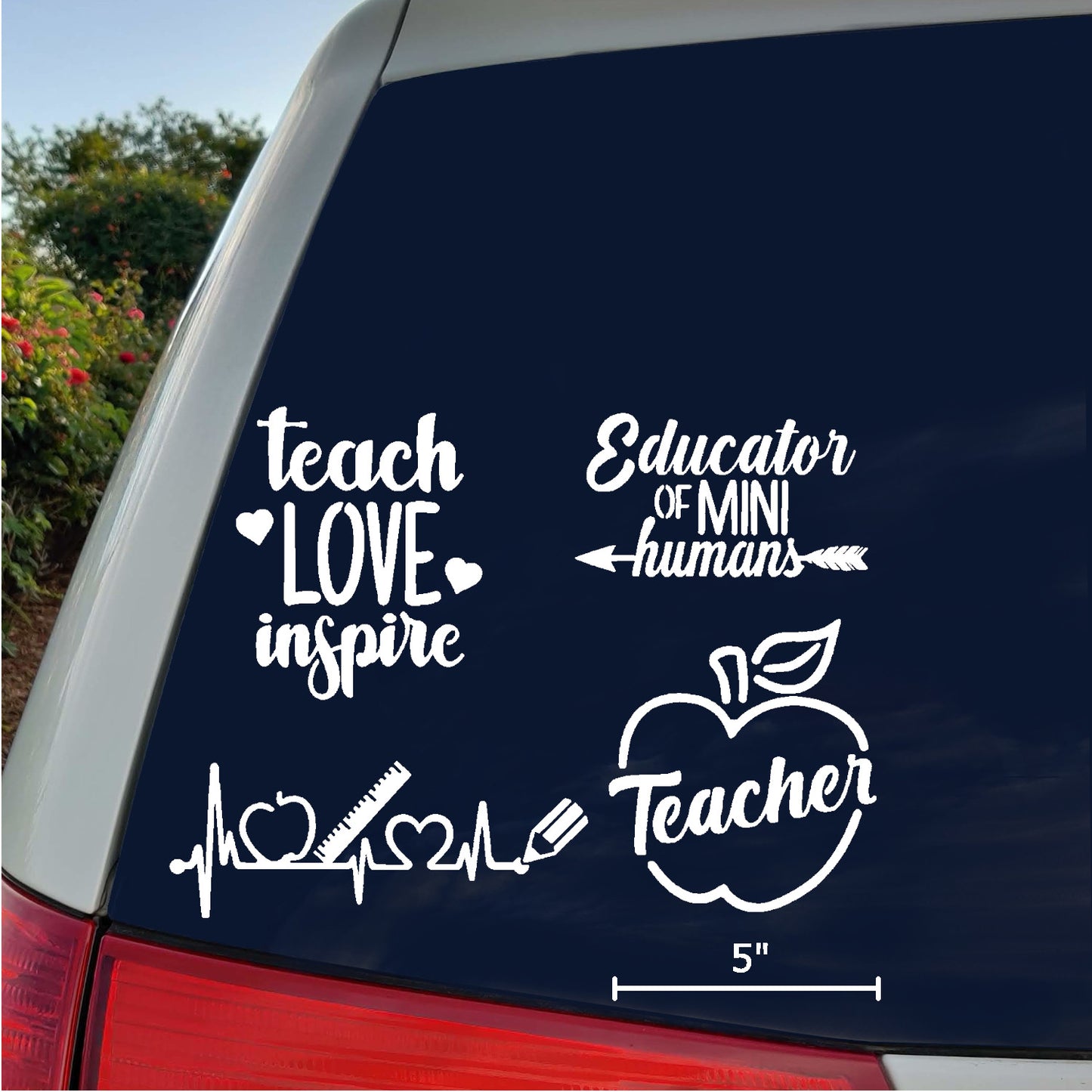 Teacher Decals 4 Pack