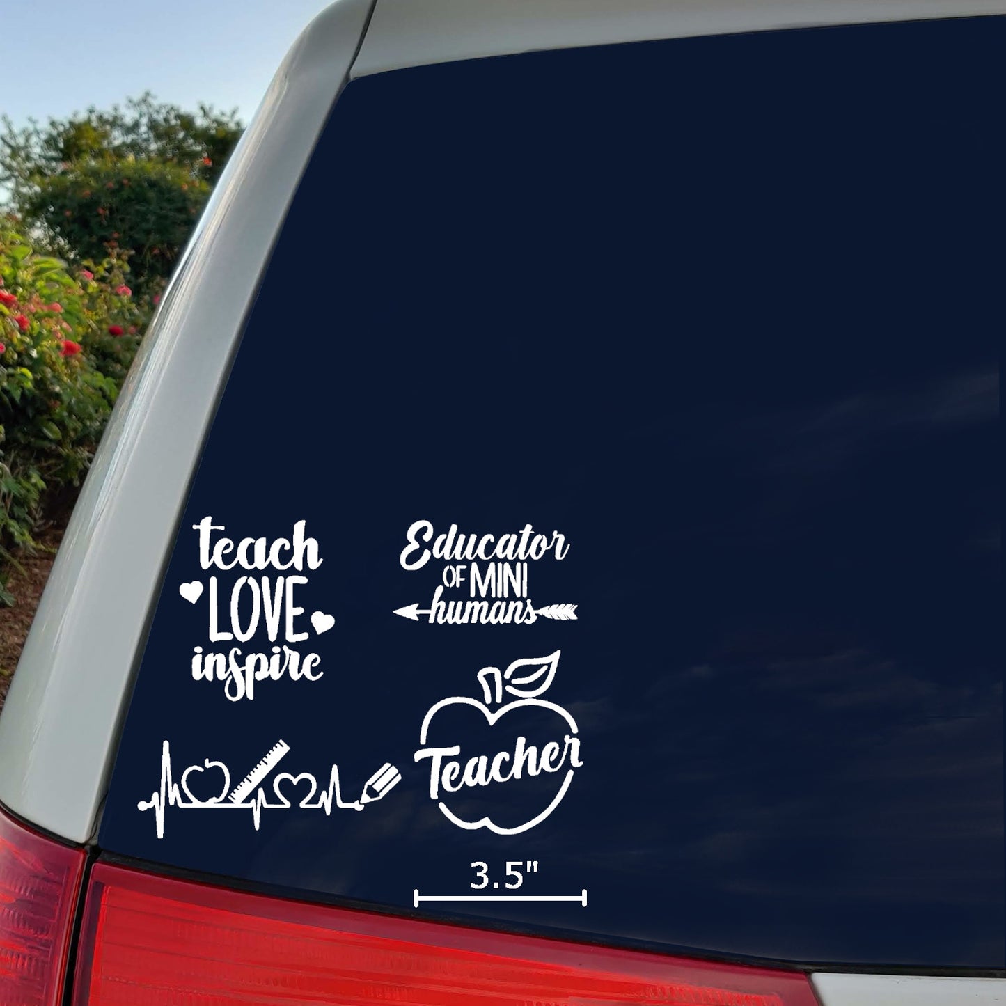 Teacher Decals 4 Pack