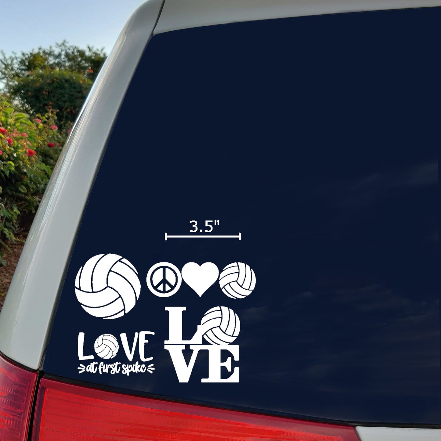 Volleyball Decals 4 pack