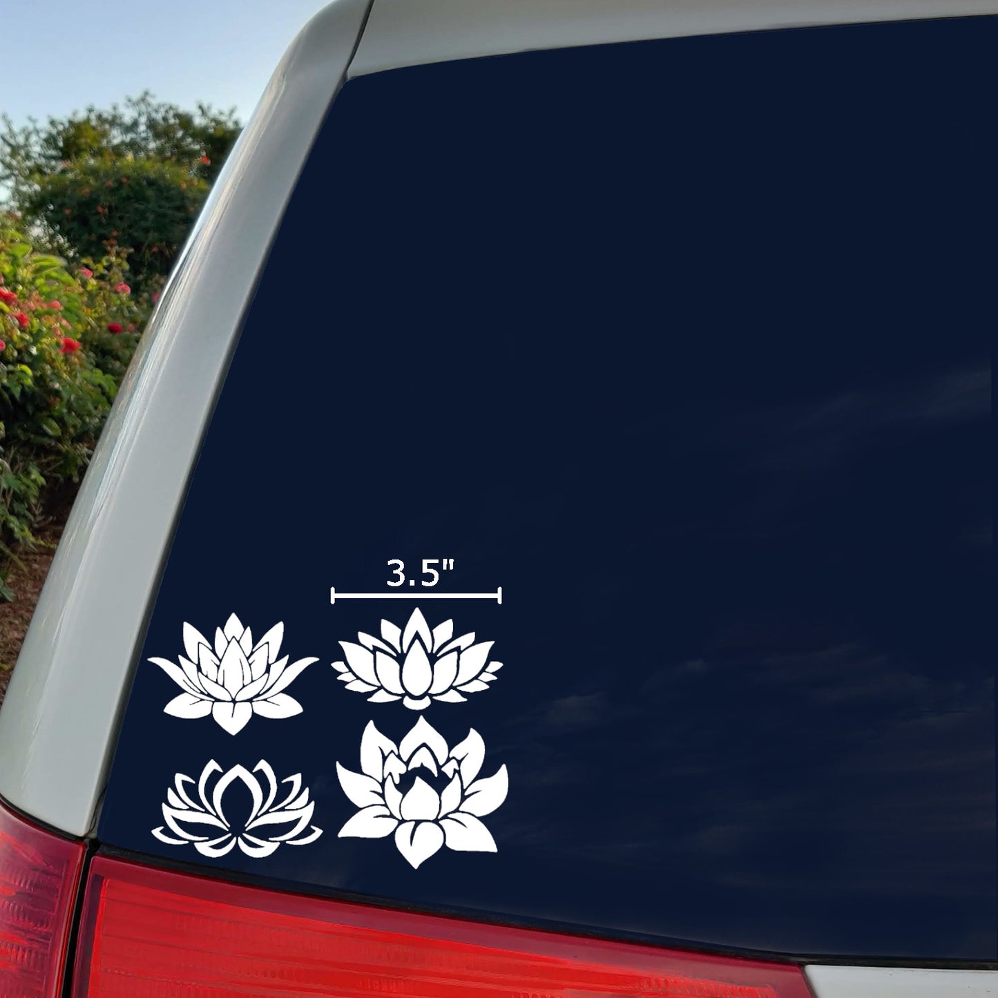 Lotus Flower Decal 4 Pack