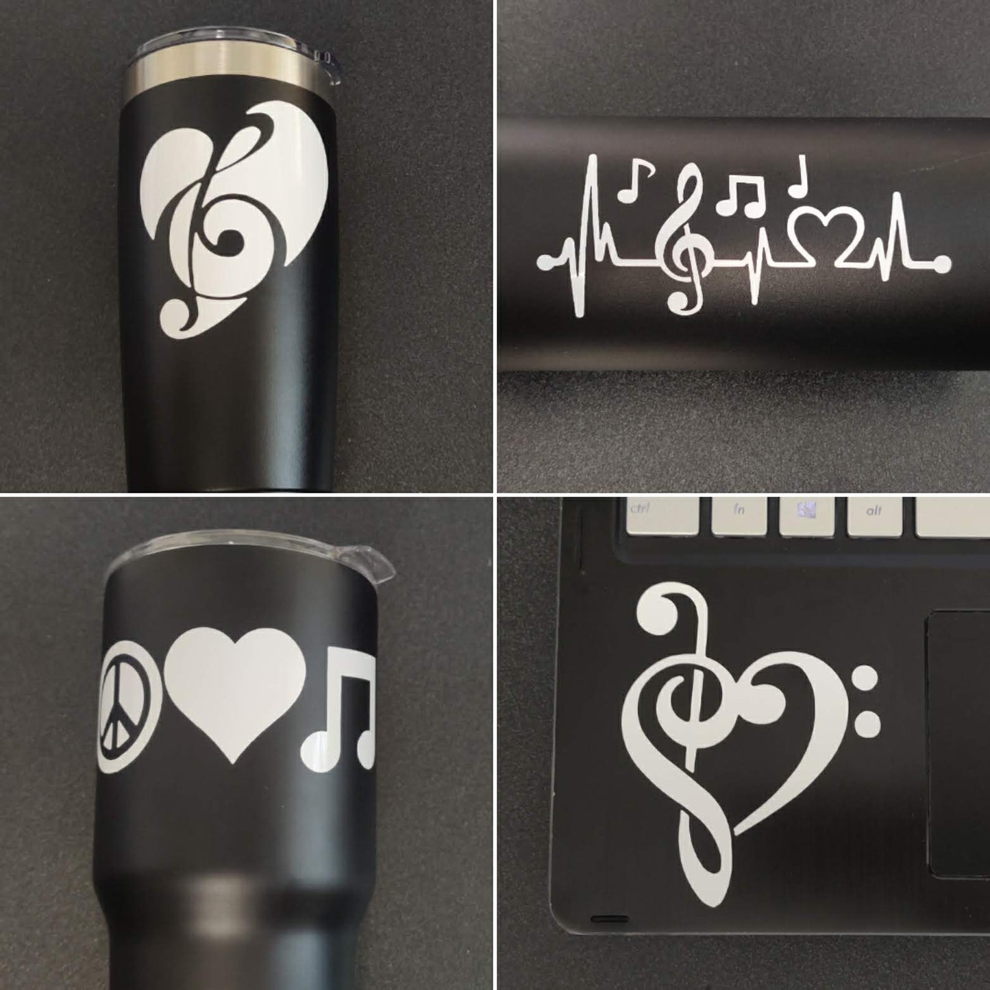 Music Decal 4 Pack
