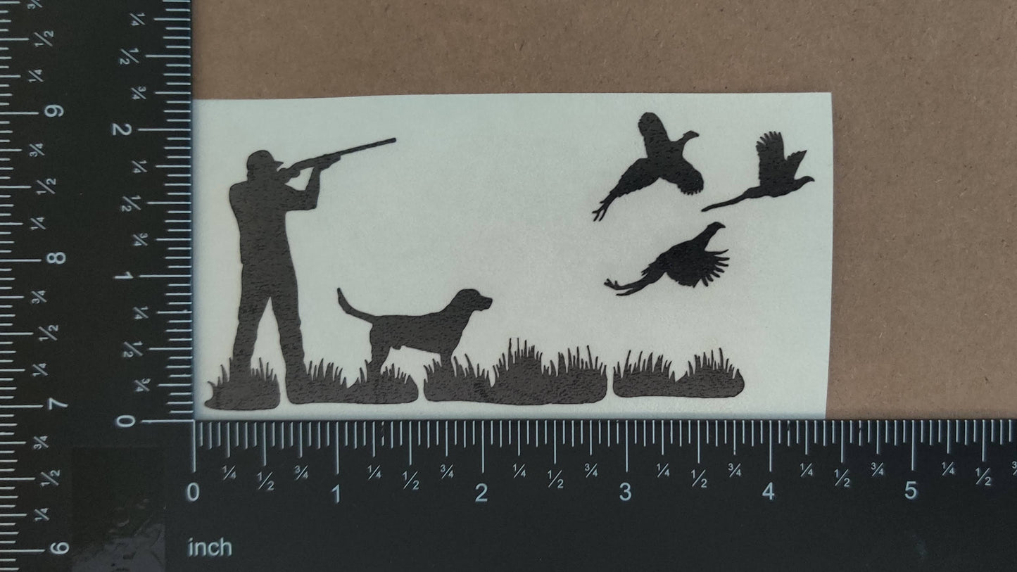 Pheasant Hunting Decals 3 Pack
