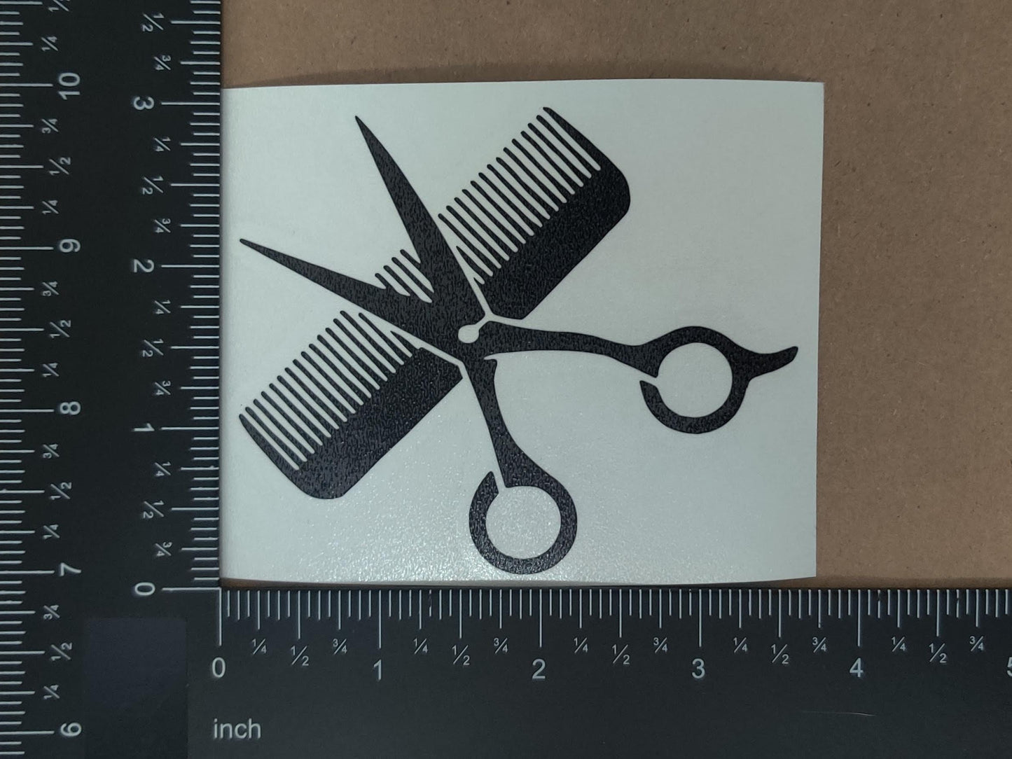 Hair Stylist Decals: Love, Heart, Comb and Scissors, Hair Life
