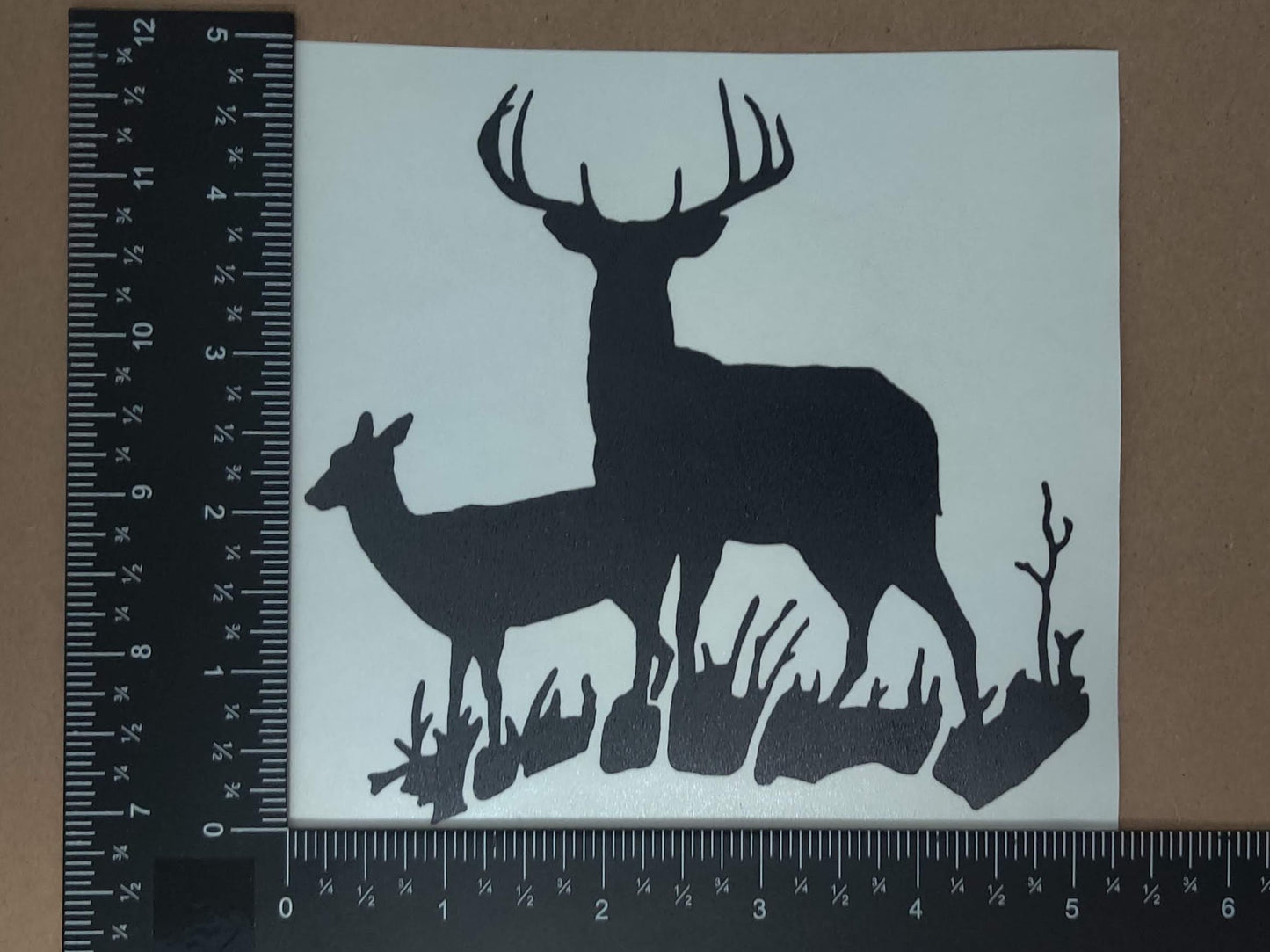 Deer Doe Decal 4 Pack