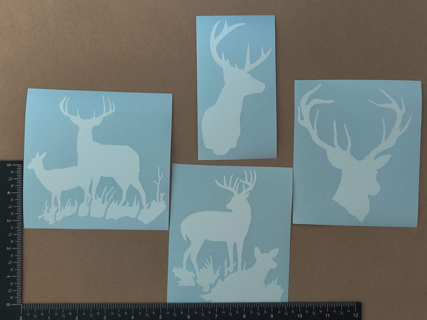 Deer Doe Decal 4 Pack