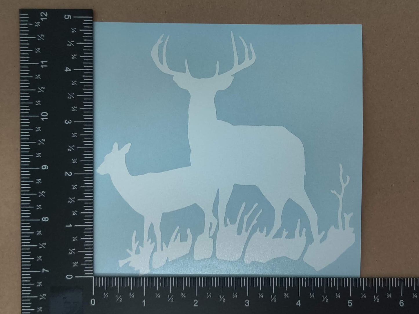 Deer Doe Decal 4 Pack