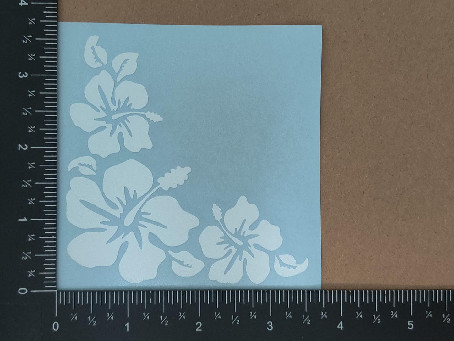 Hibiscus Decals 4 pack