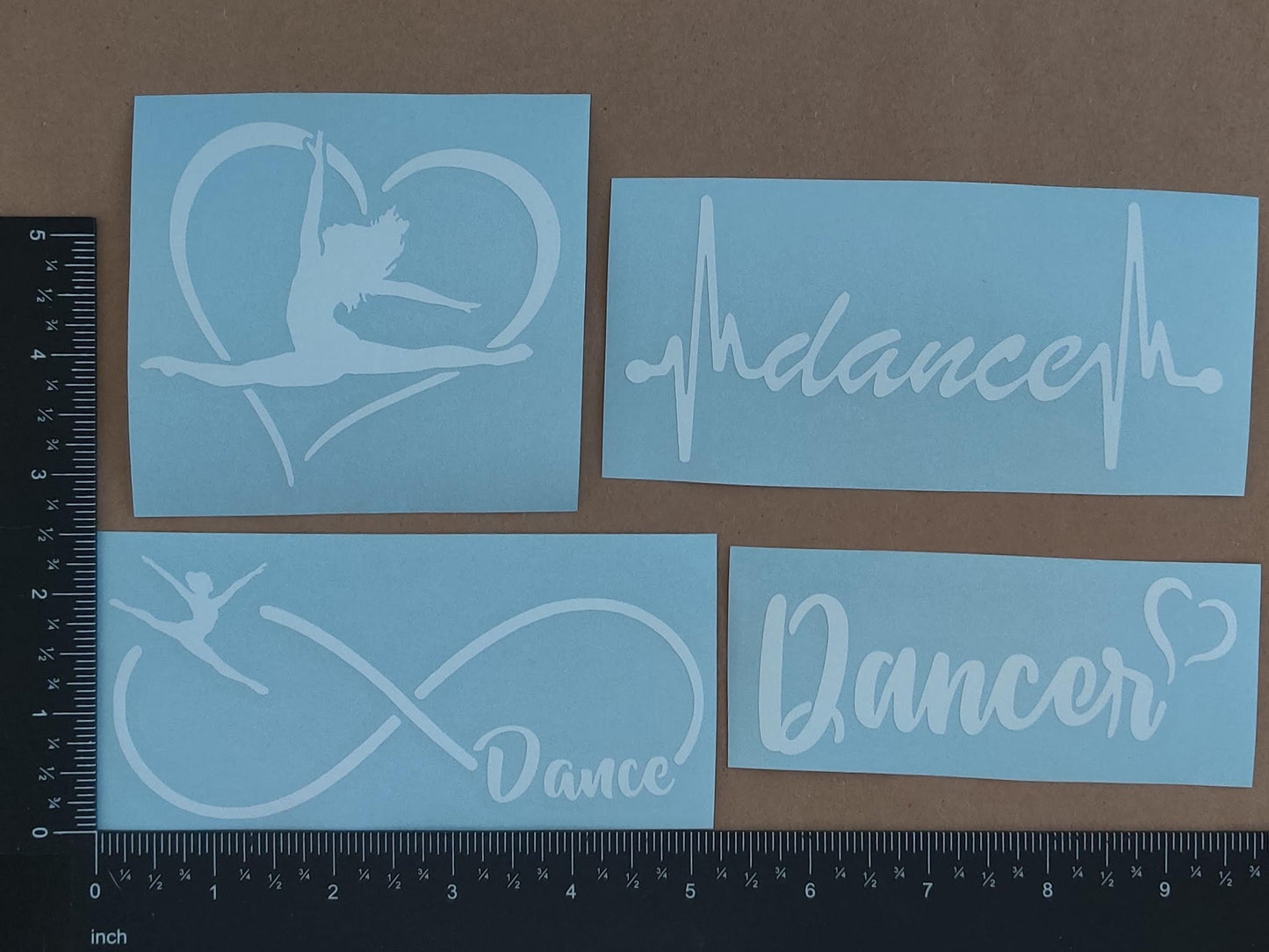 Dance Dancer Decal 4 Pack
