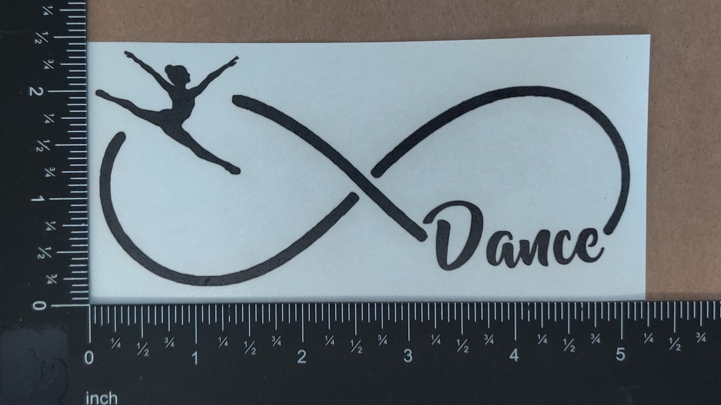Dance Dancer Decal 4 Pack