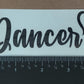Dance Dancer Decal 4 Pack