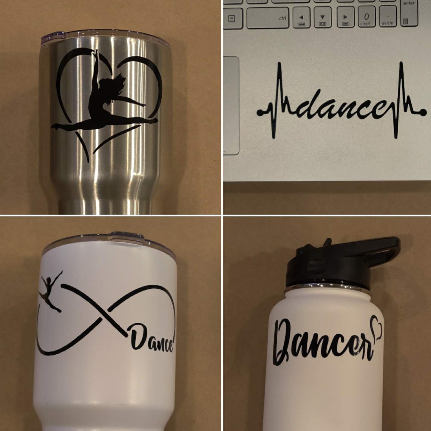 Dance Dancer Decal 4 Pack