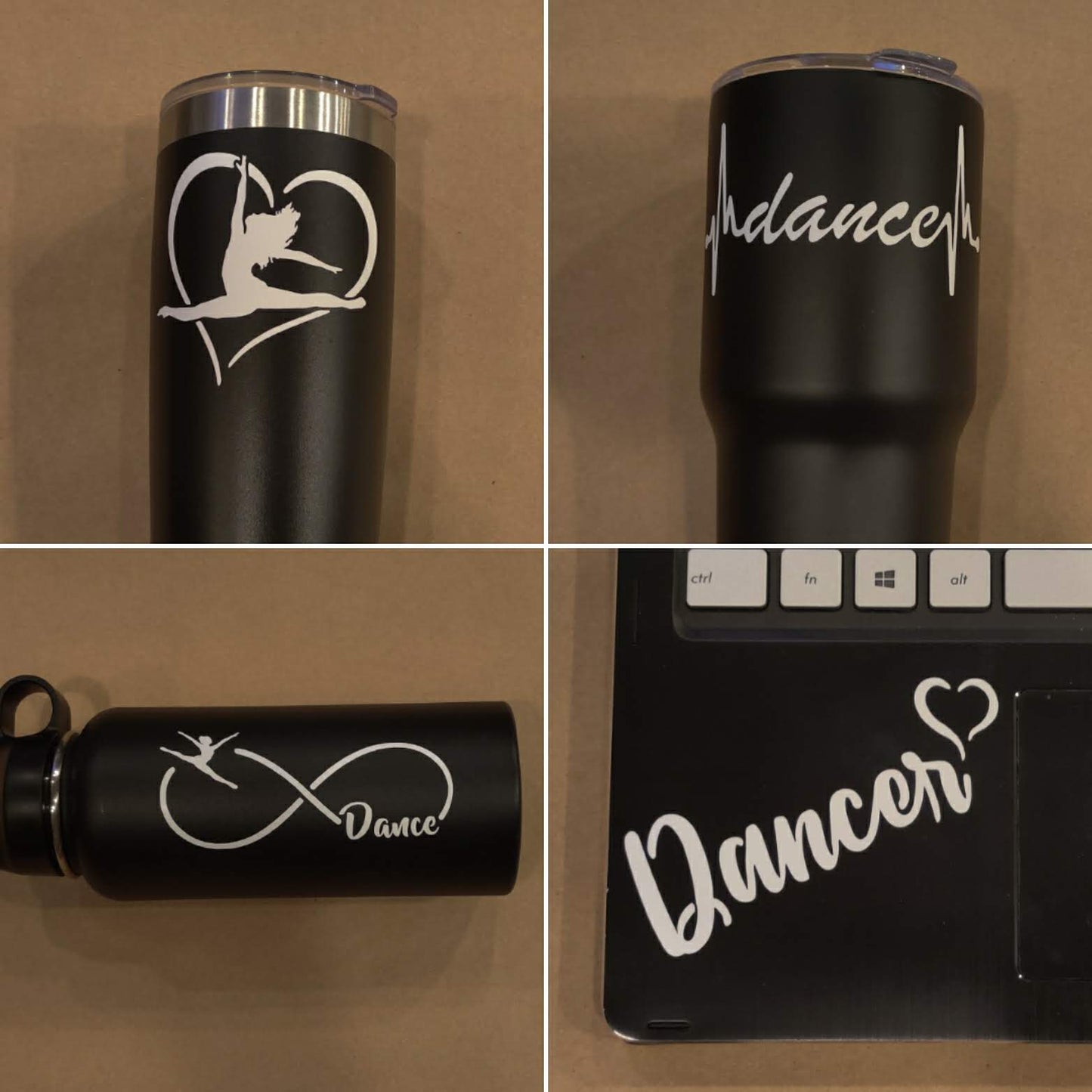 Dance Dancer Decal 4 Pack