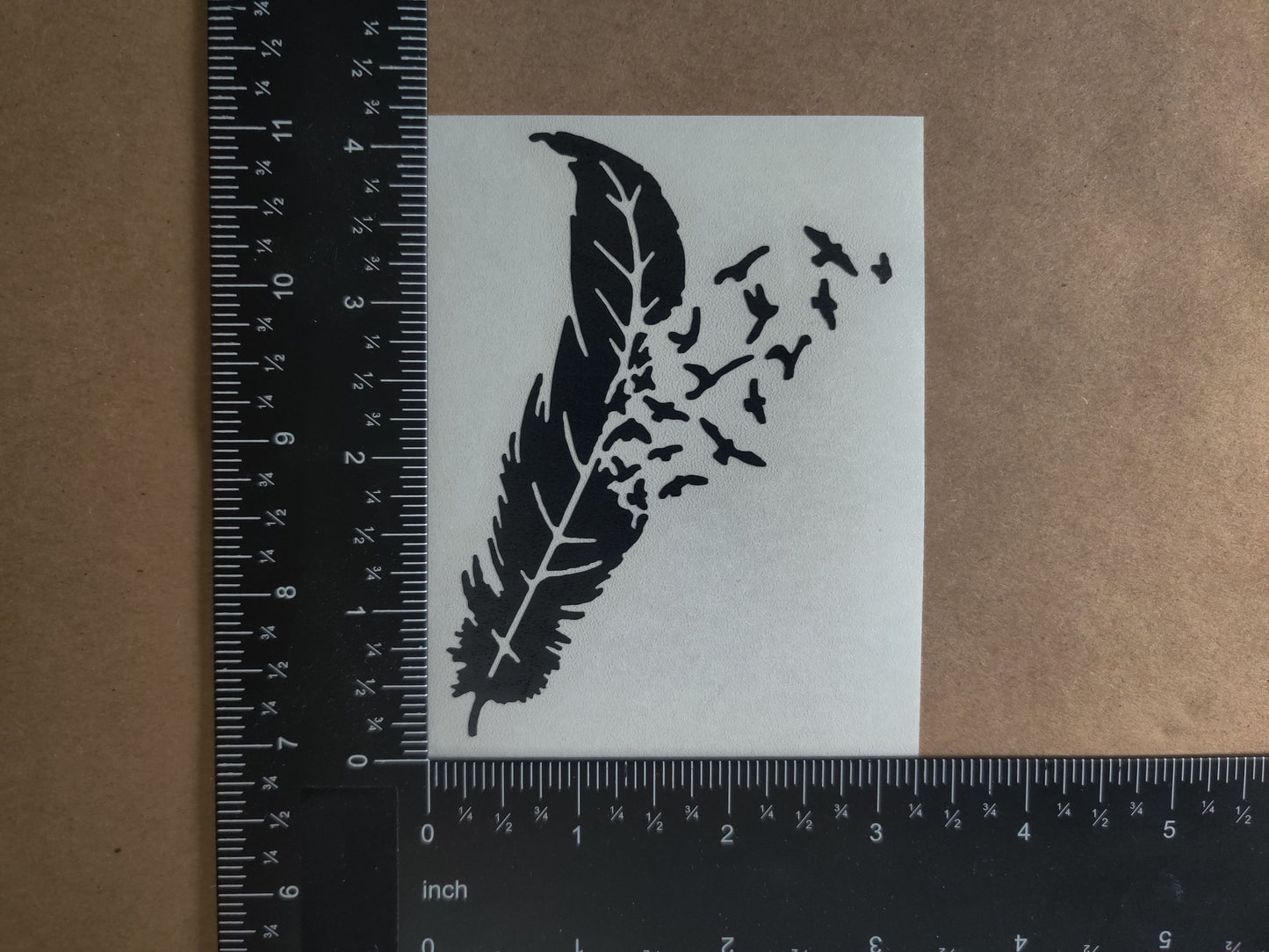 Feather to birds Decal 4 Pack