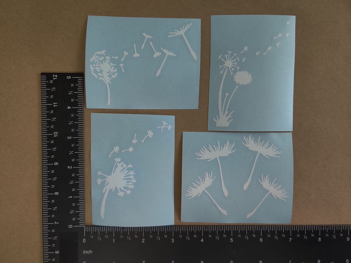 Dandelion Decal 4 Pack
