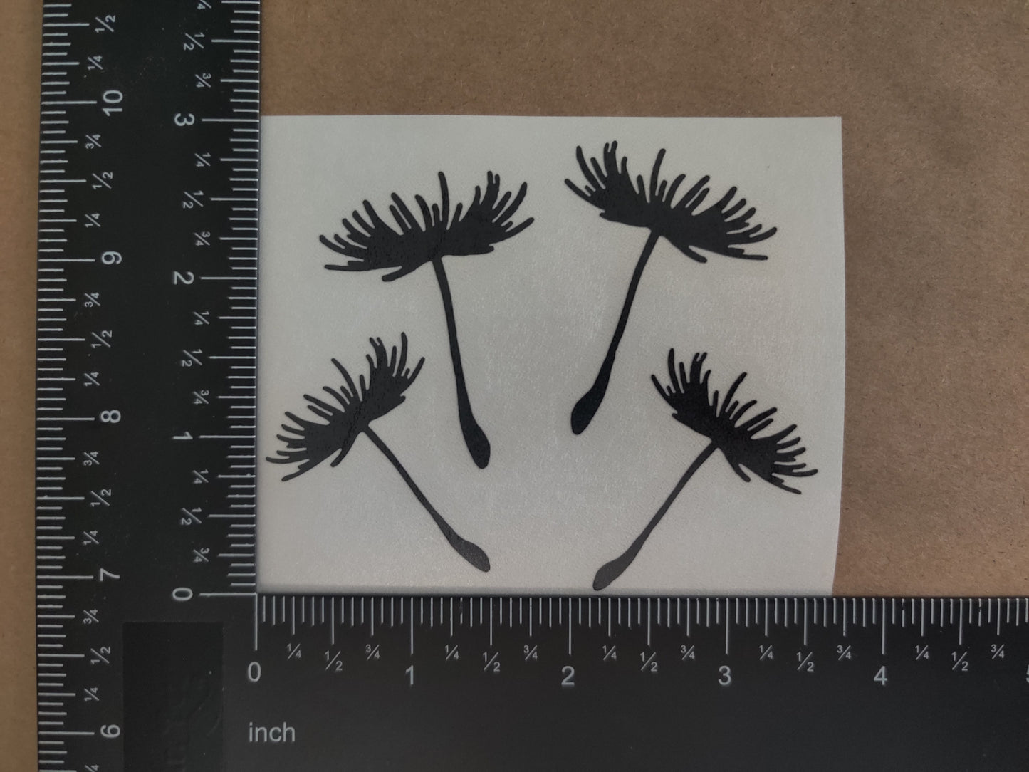 Dandelion Decal 4 Pack